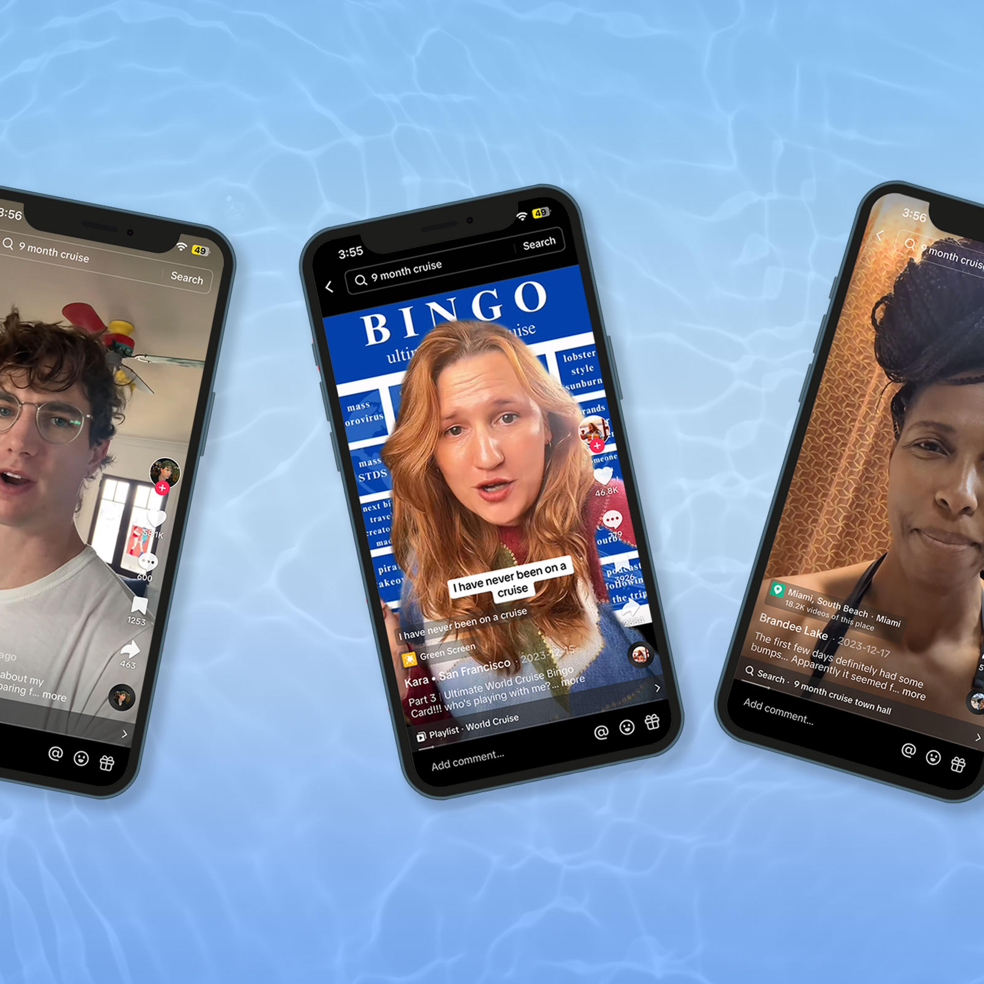 TikToks from passengers and influencers aboard the Royal Caribbean Ultimate World Cruise