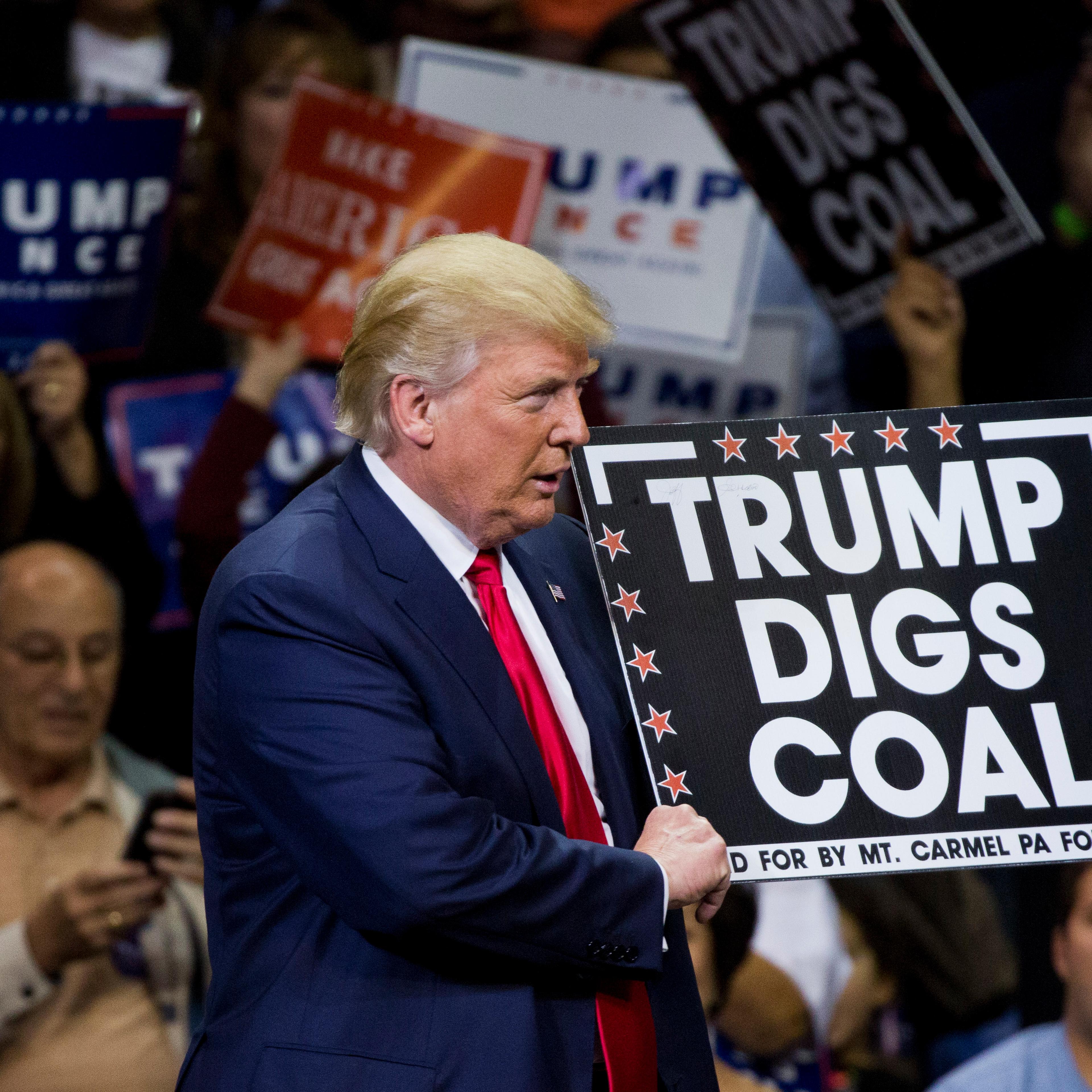 donald trump climate change coal