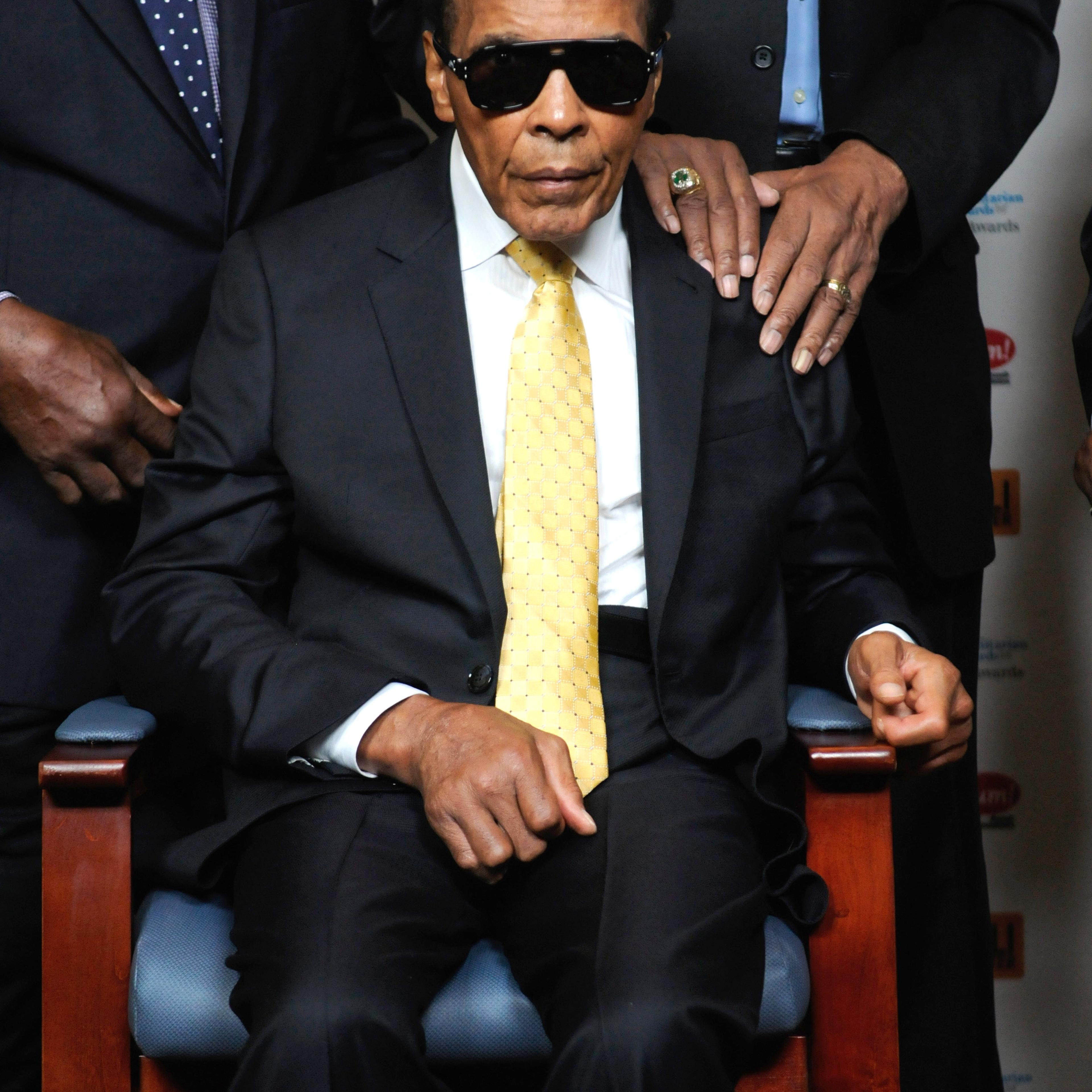Muhammad Ali attends the 2014 Muhammad Ali Humanitarian Awards at the Louisville Marriott Downtown on Sept. 27, 2014 in Louisville.
