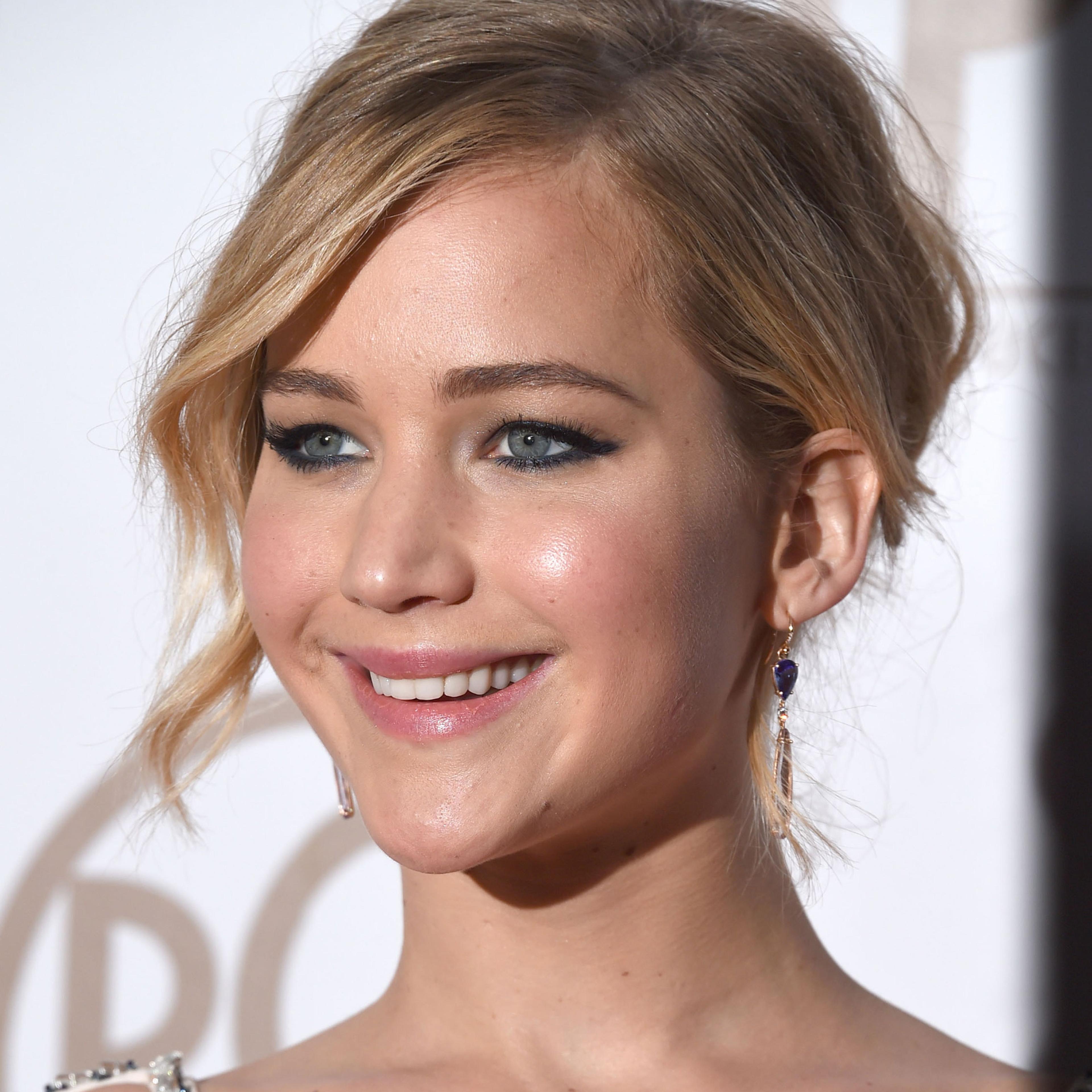 Jennifer Lawrence arrives at the 26th Annual Producers Guild Of America Awards at the Hyatt Regency Century Plaza on Jan. 24, 2015 in Los Angeles.