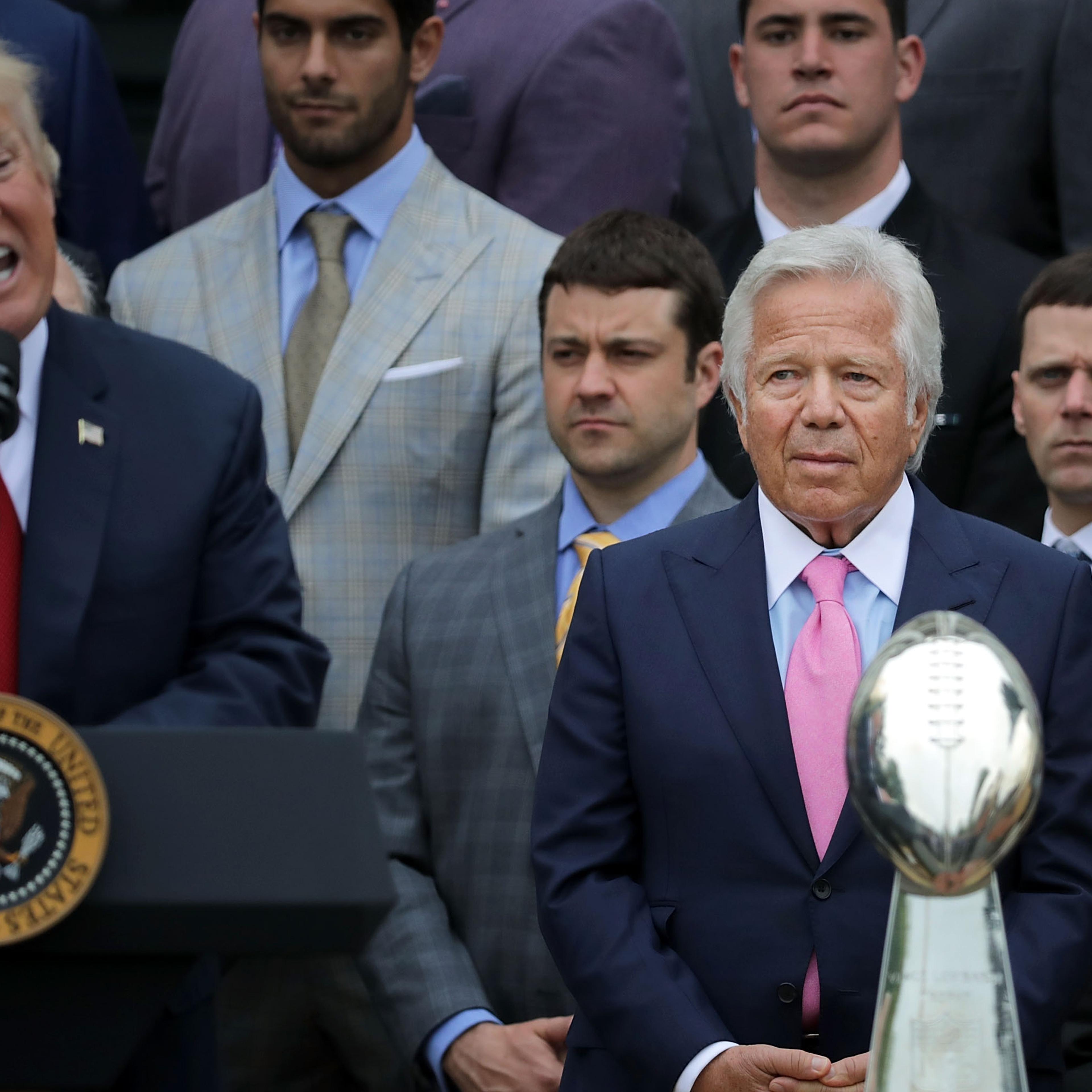 Donald Trump Hosts Super Bowl Champion New England Patriots At The White House