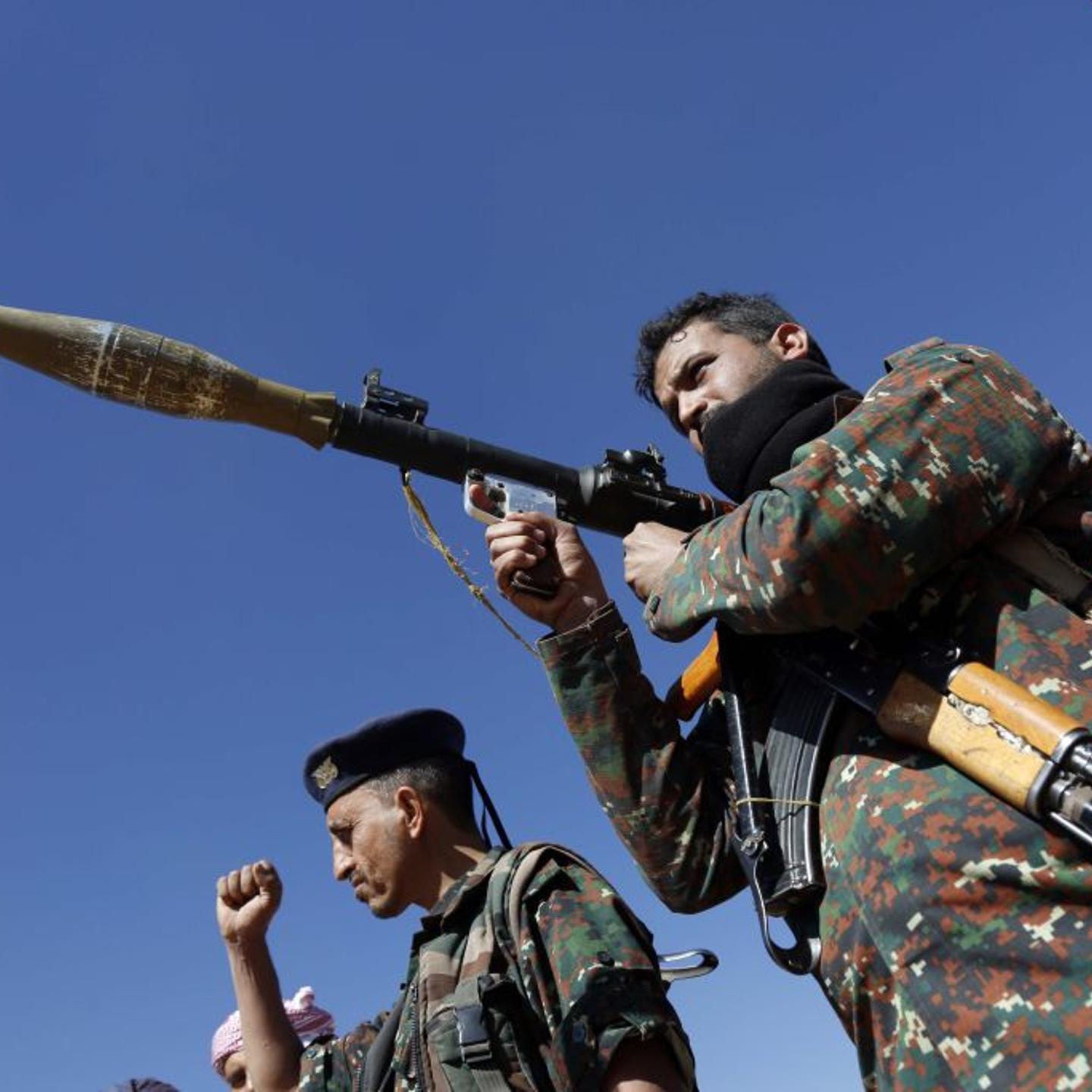 Protest against US attacks on Houthis in Yemen