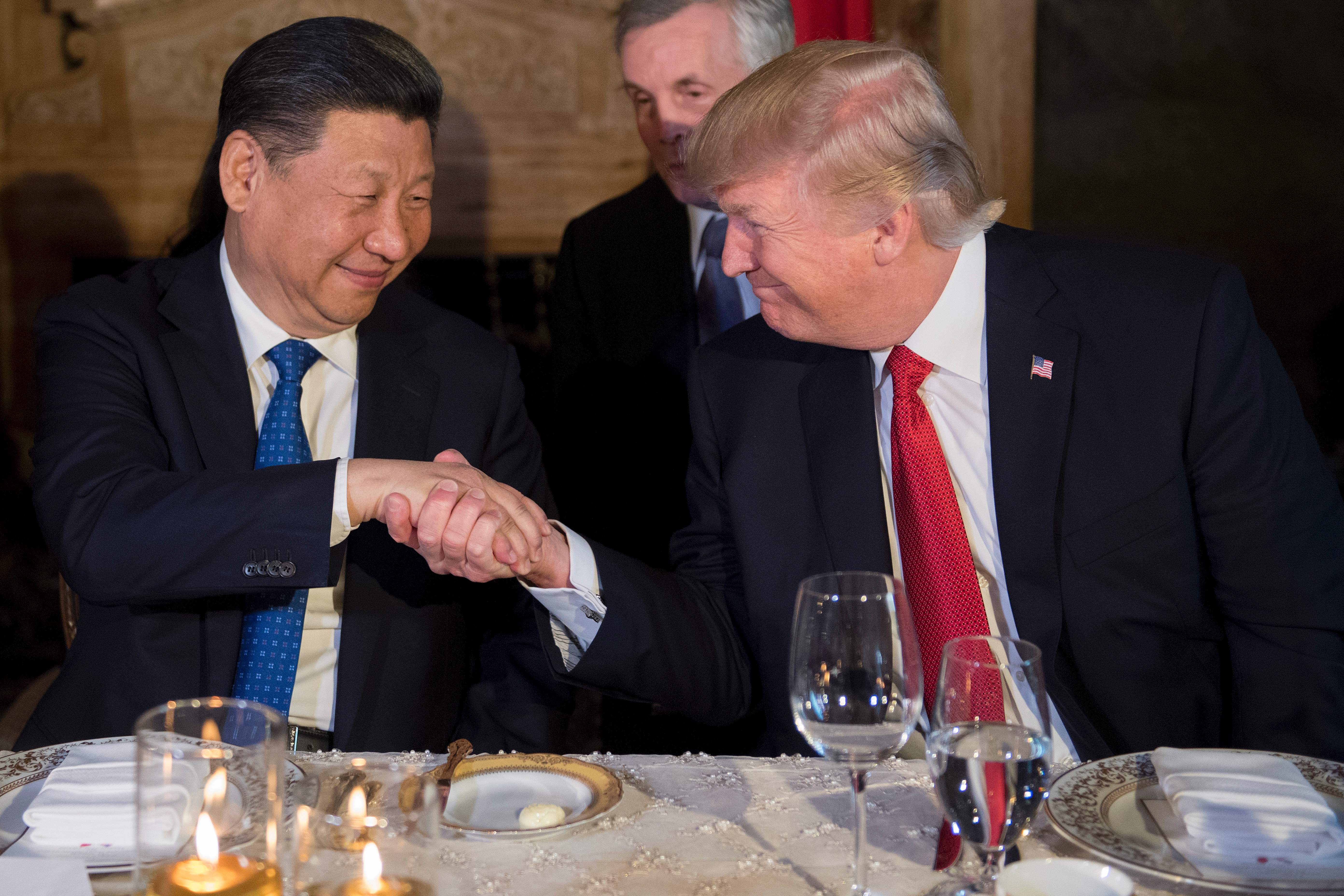 TOPSHOT-US-CHINA-DIPLOMACY-TRUMP-XI