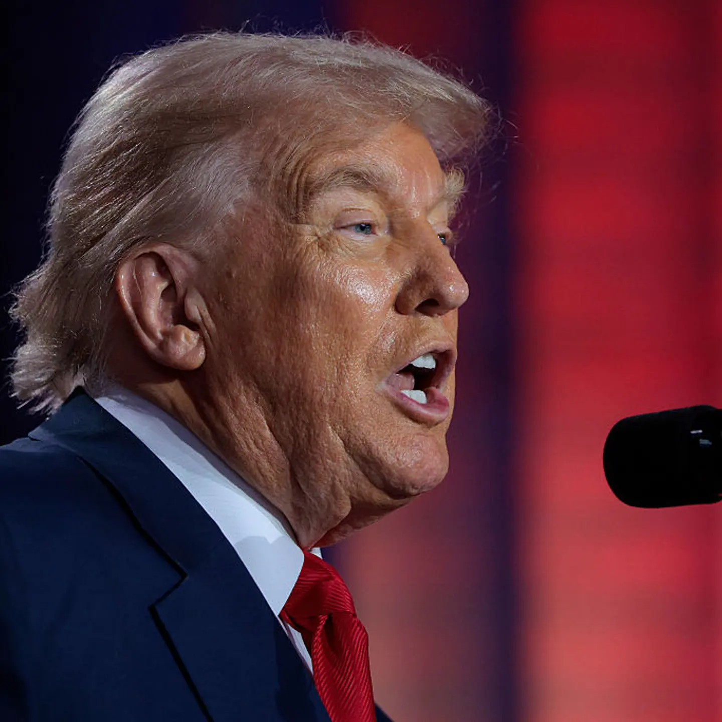 President Trump Delivers Remarks At AI Summit In Washington DC