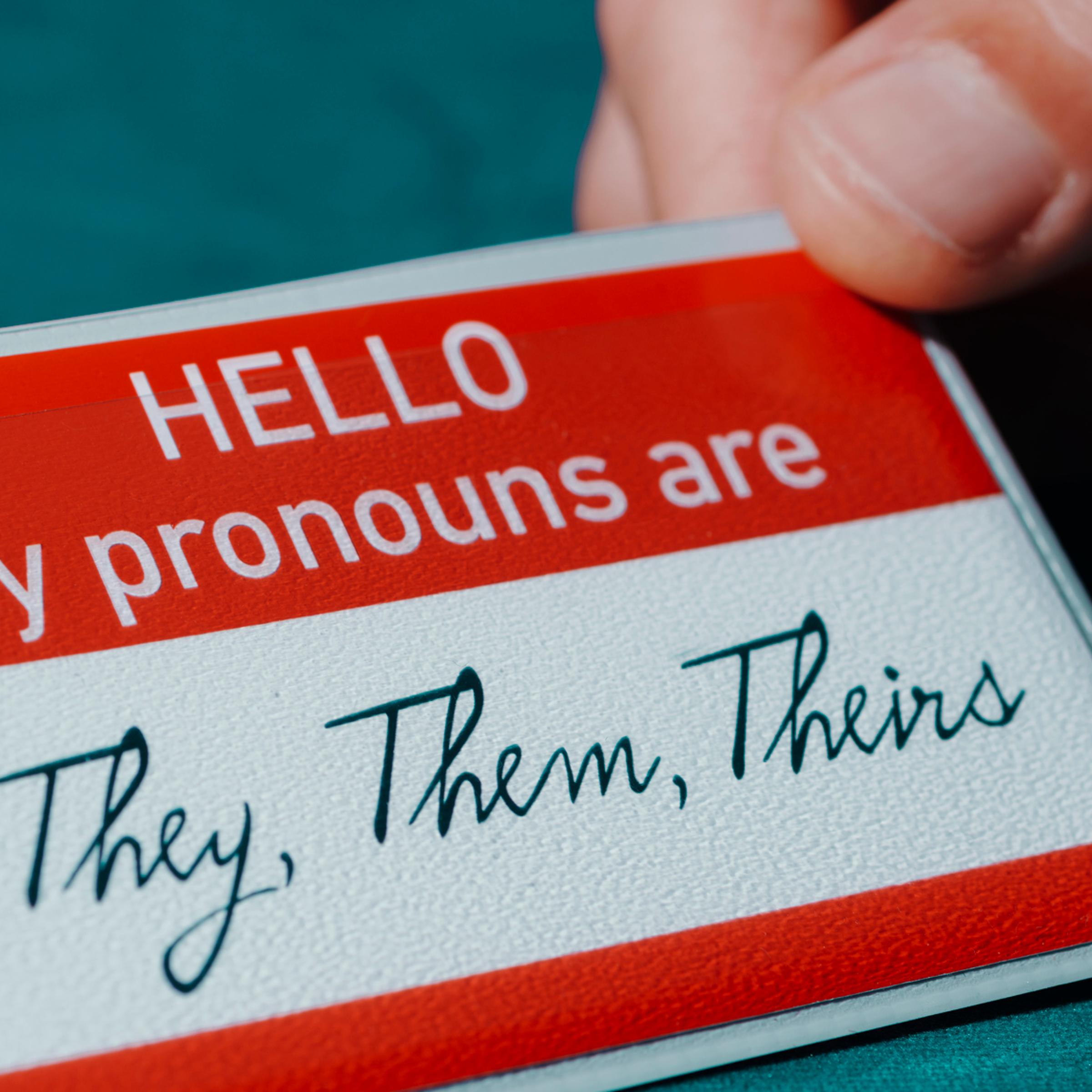 my pronouns are they, them web banner