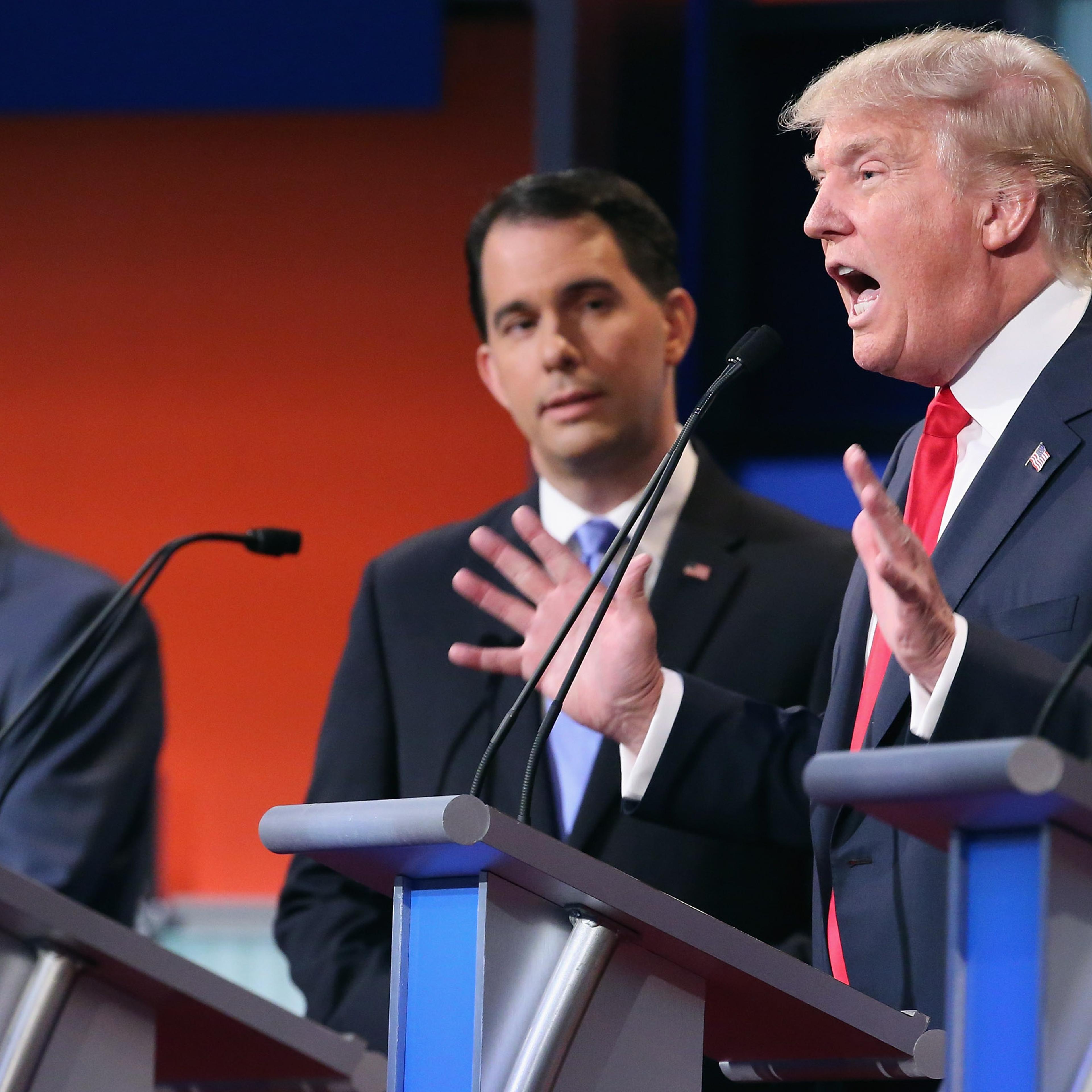 Top-Polling GOP Candidates Participate In First Republican Presidential Debate