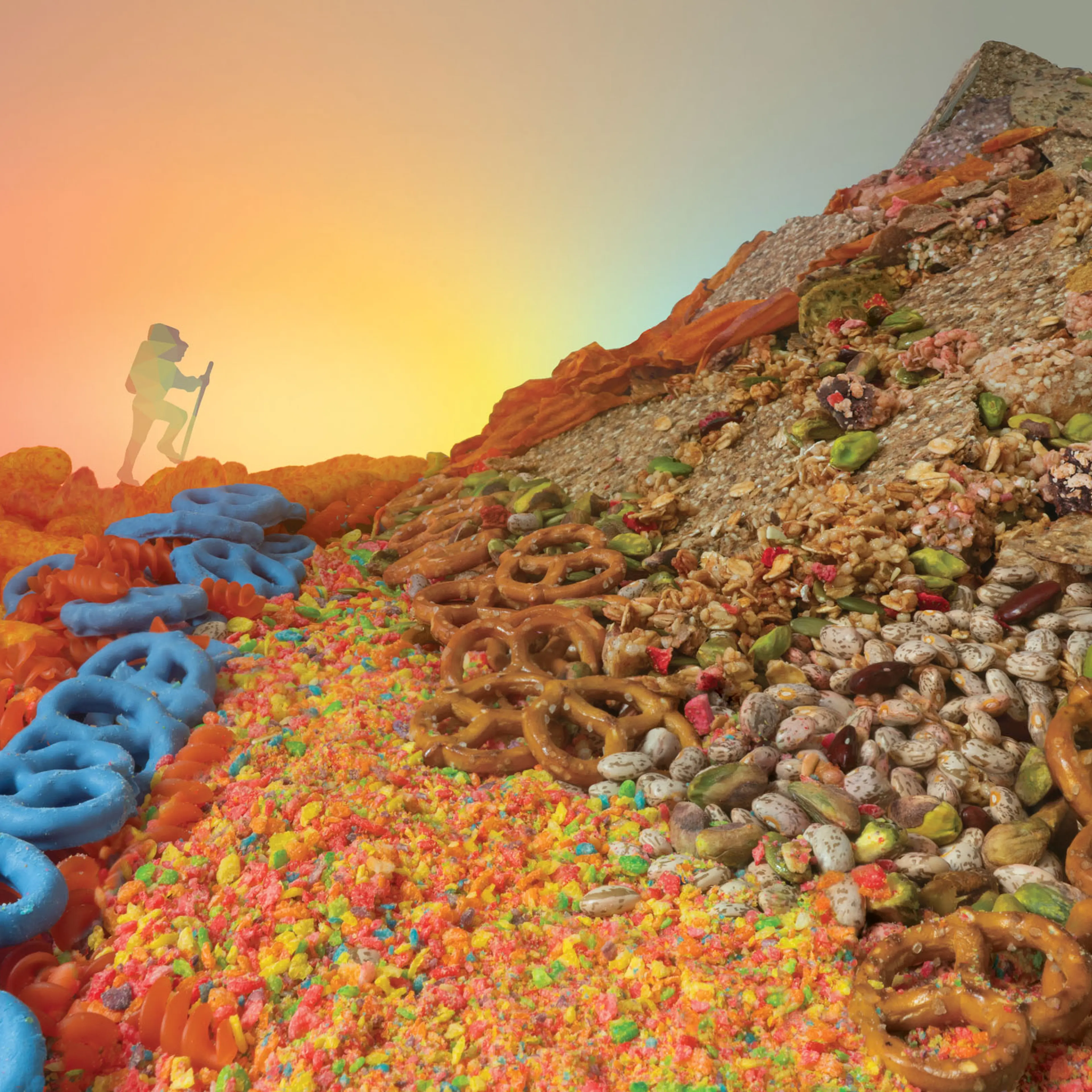 Conceptual photograph of ultra processed foods