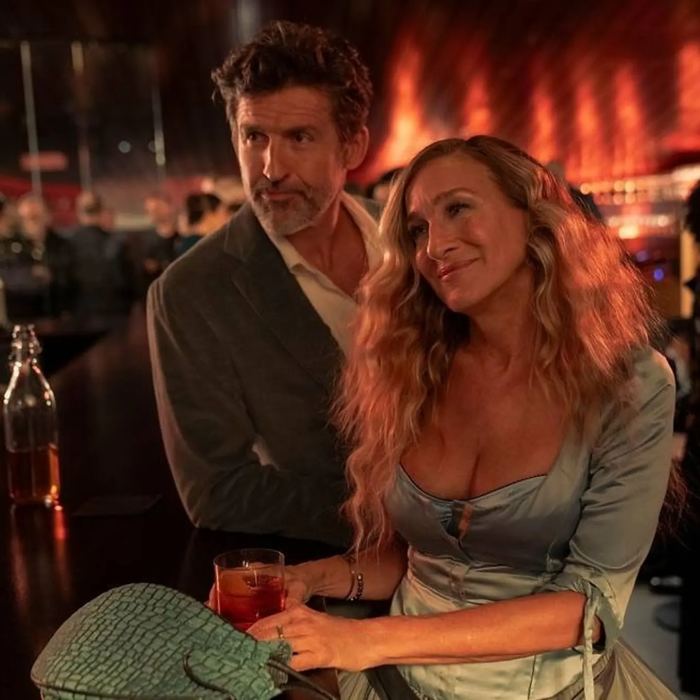 Jonathan Cake and Sarah Jessica Parker, not in bed