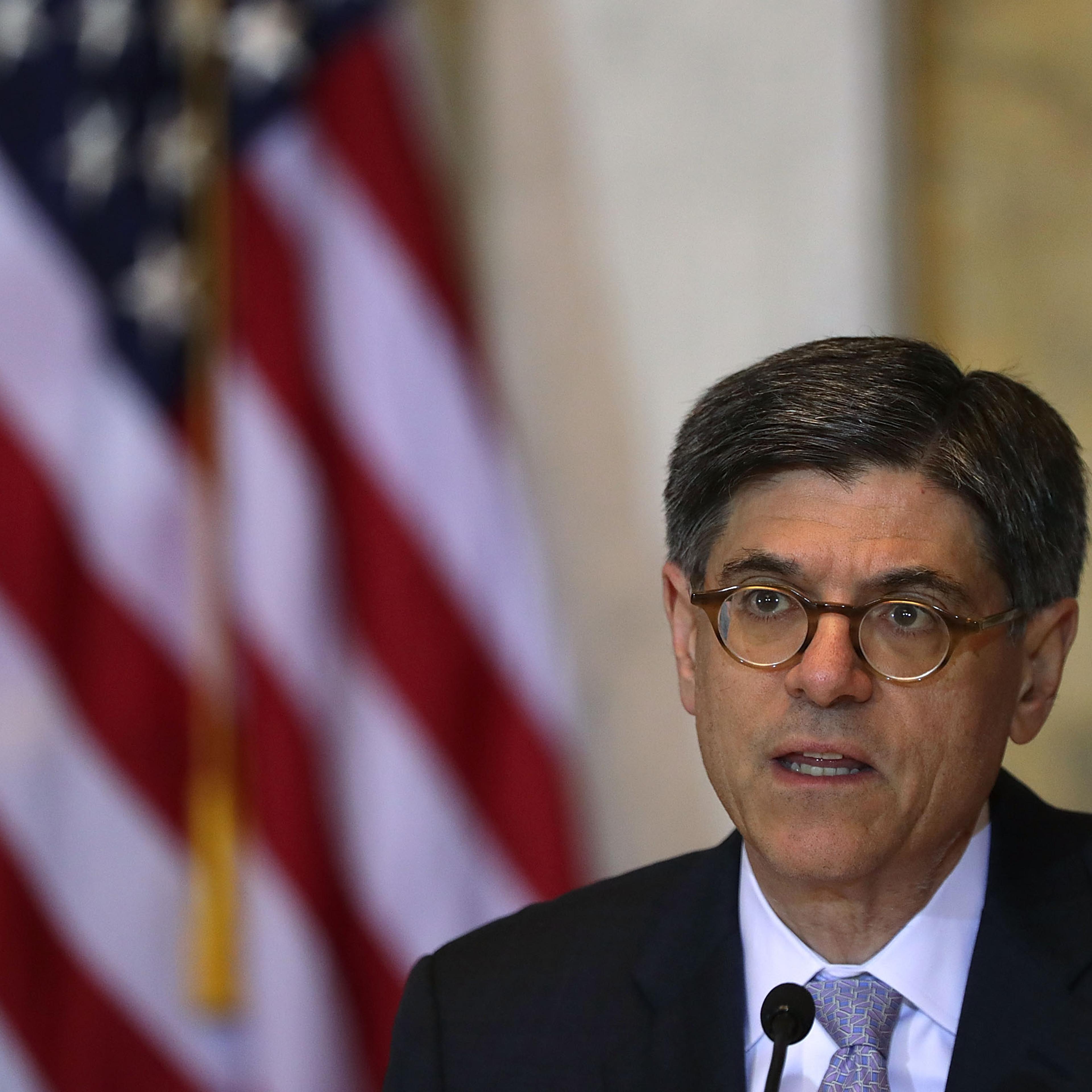 Treasury Secretary Lew Chairs Meeting Of Financial Stability Oversight Council