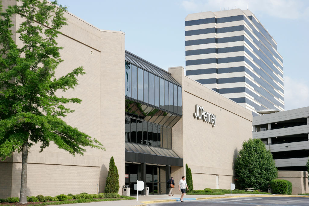 The exterior of JC Penney department store at Riverchase Galleria Mall.