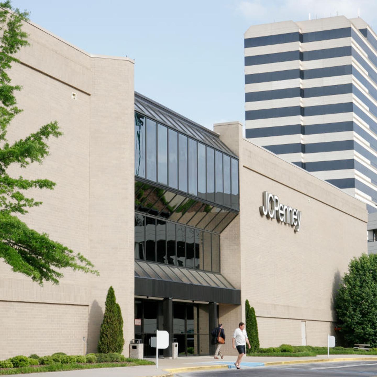 The exterior of JC Penney department store at Riverchase Galleria Mall.