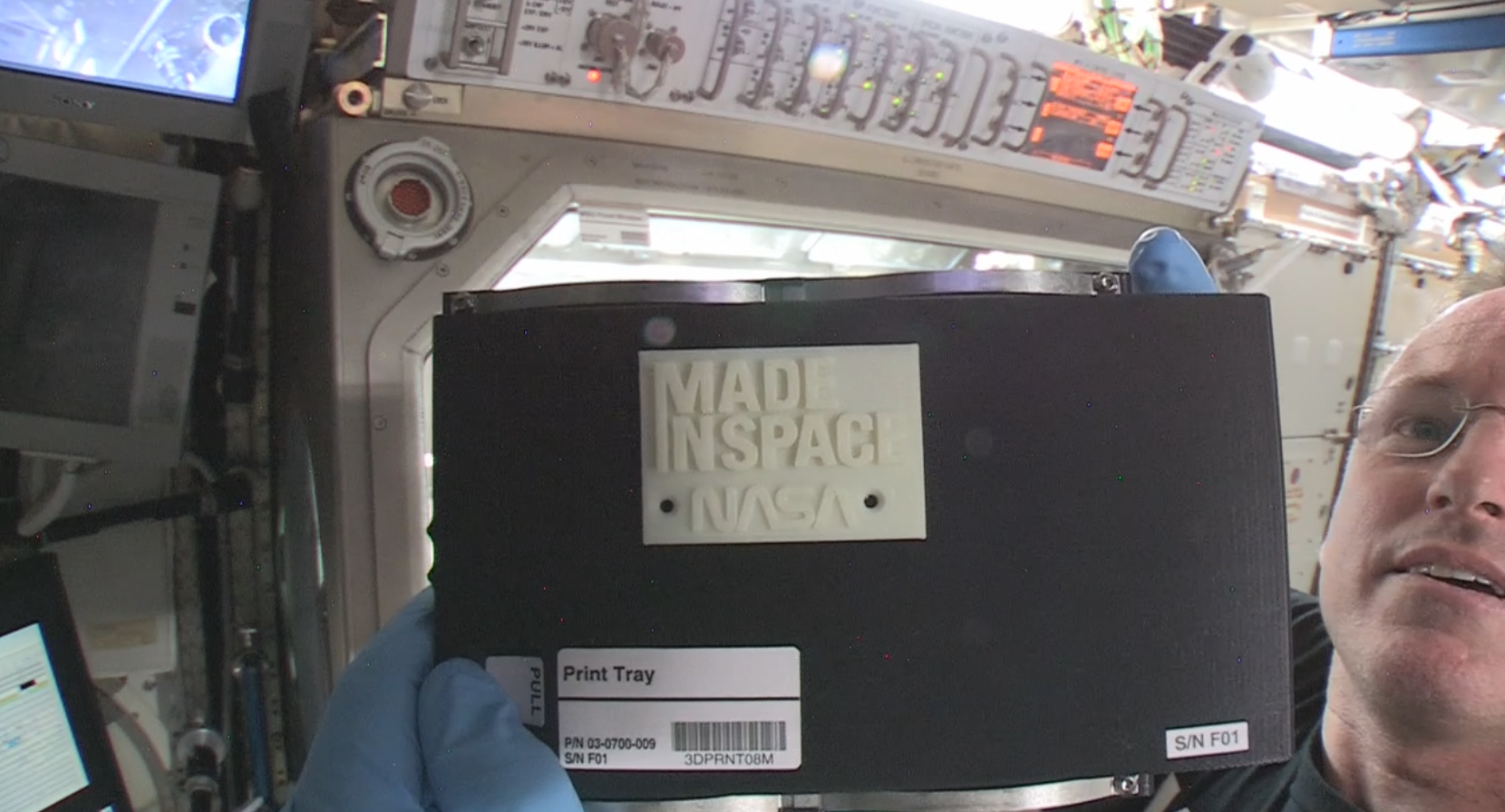 3-D Printer Space First Object
