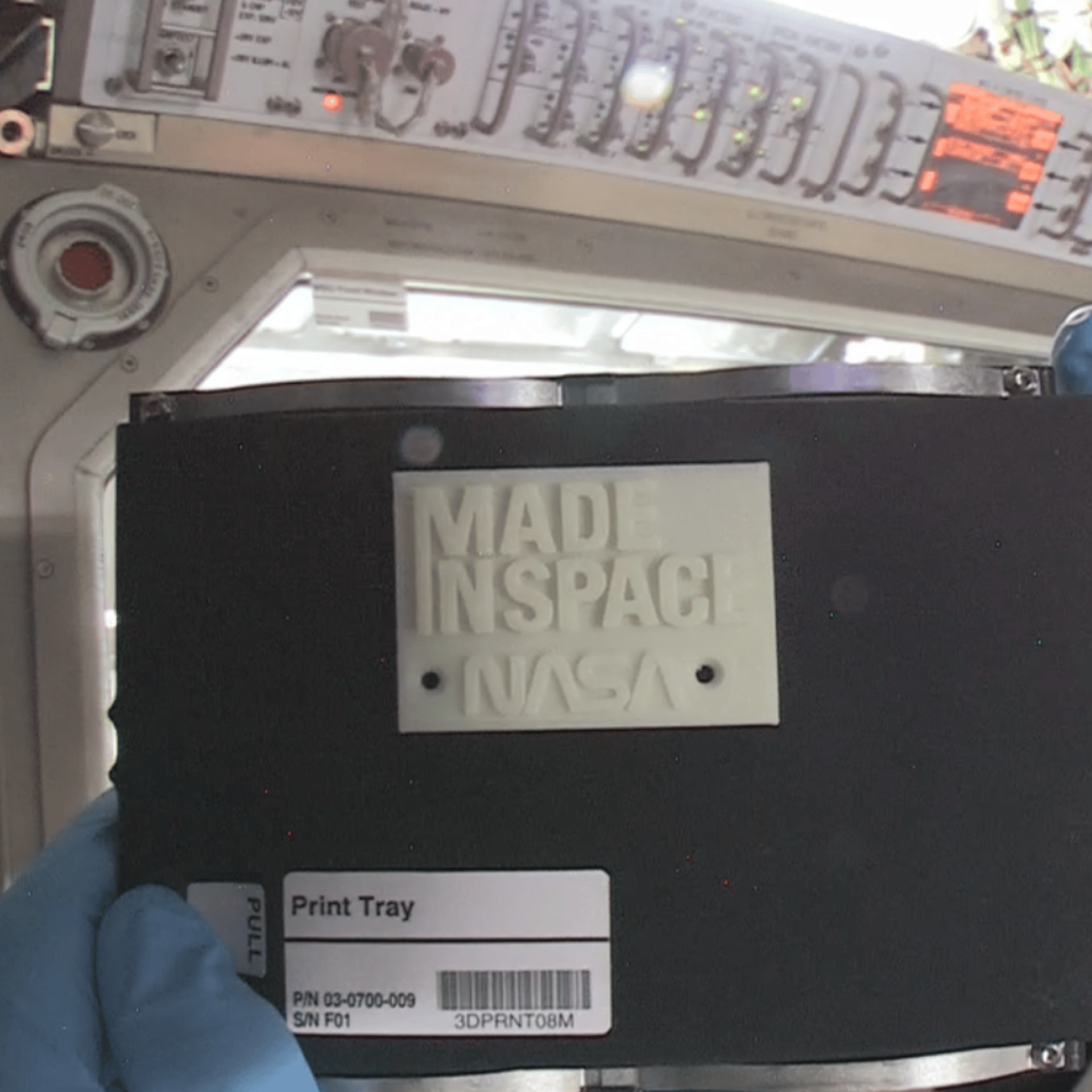 3-D Printer Space First Object