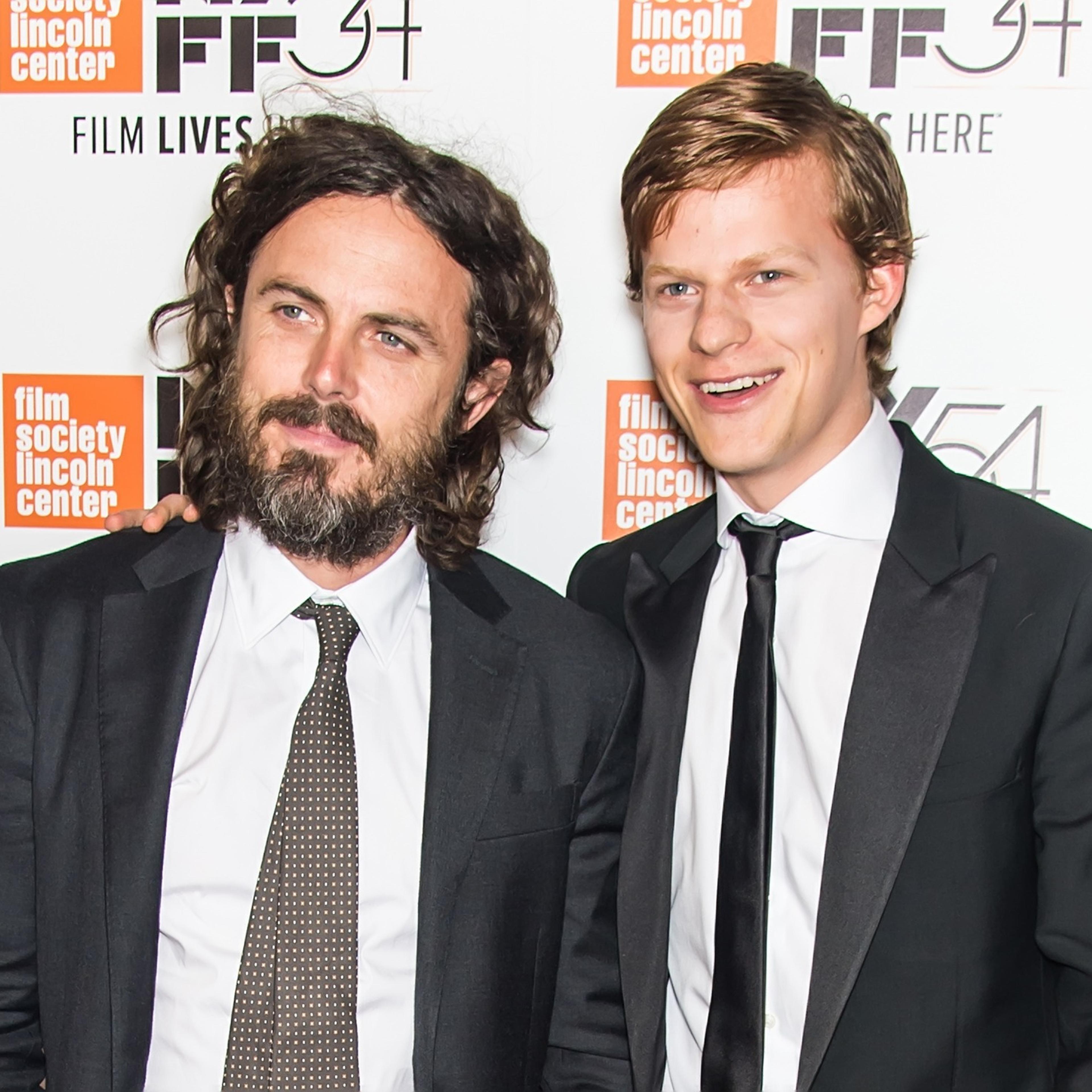 Casey Affleck and Lucas Hedges attend the 54th New York Film Festival - 'Manchester by the Sea' World Premiere on October 1, 2016 in New York City.