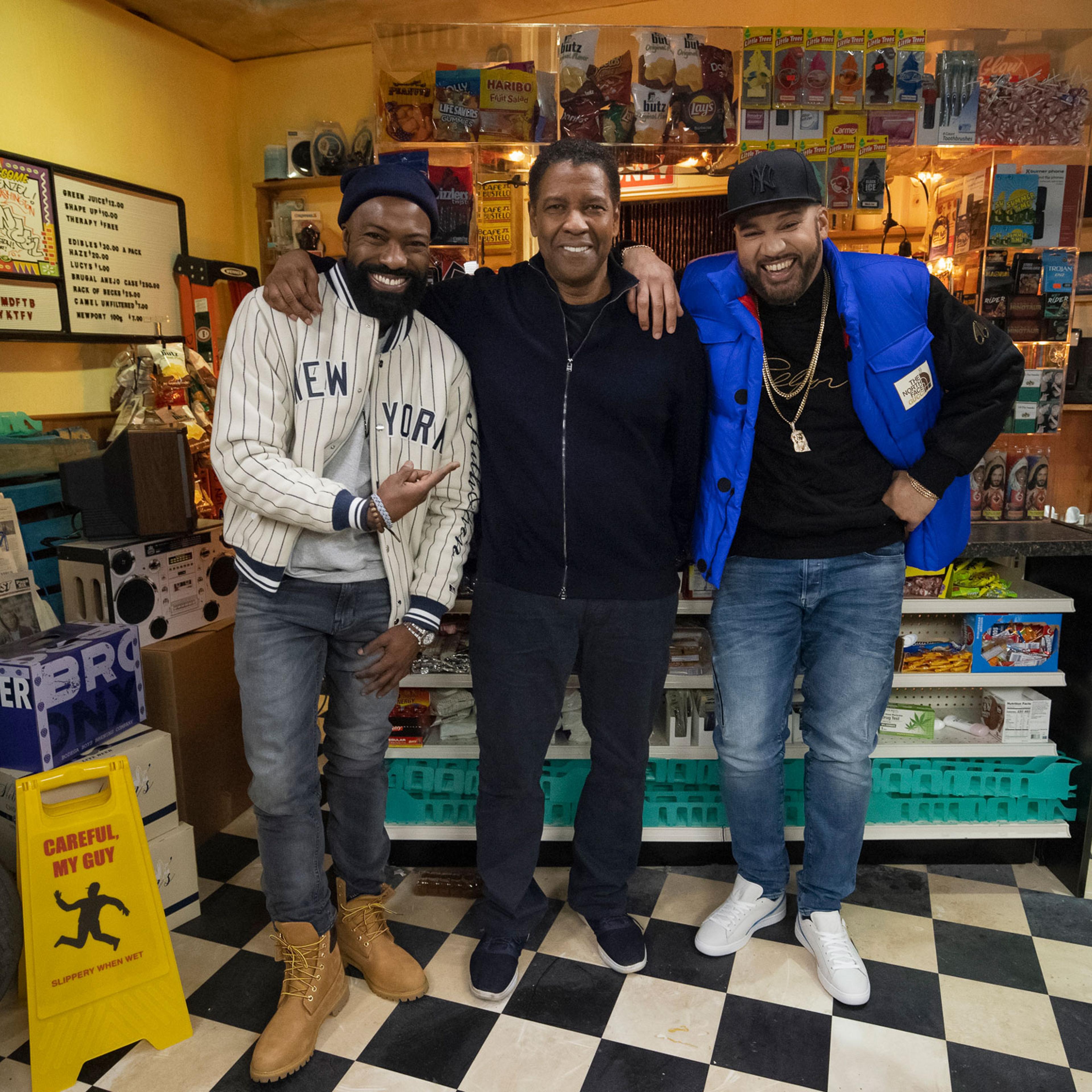 Desus Nice and The Kid Mero with Denzel Washington