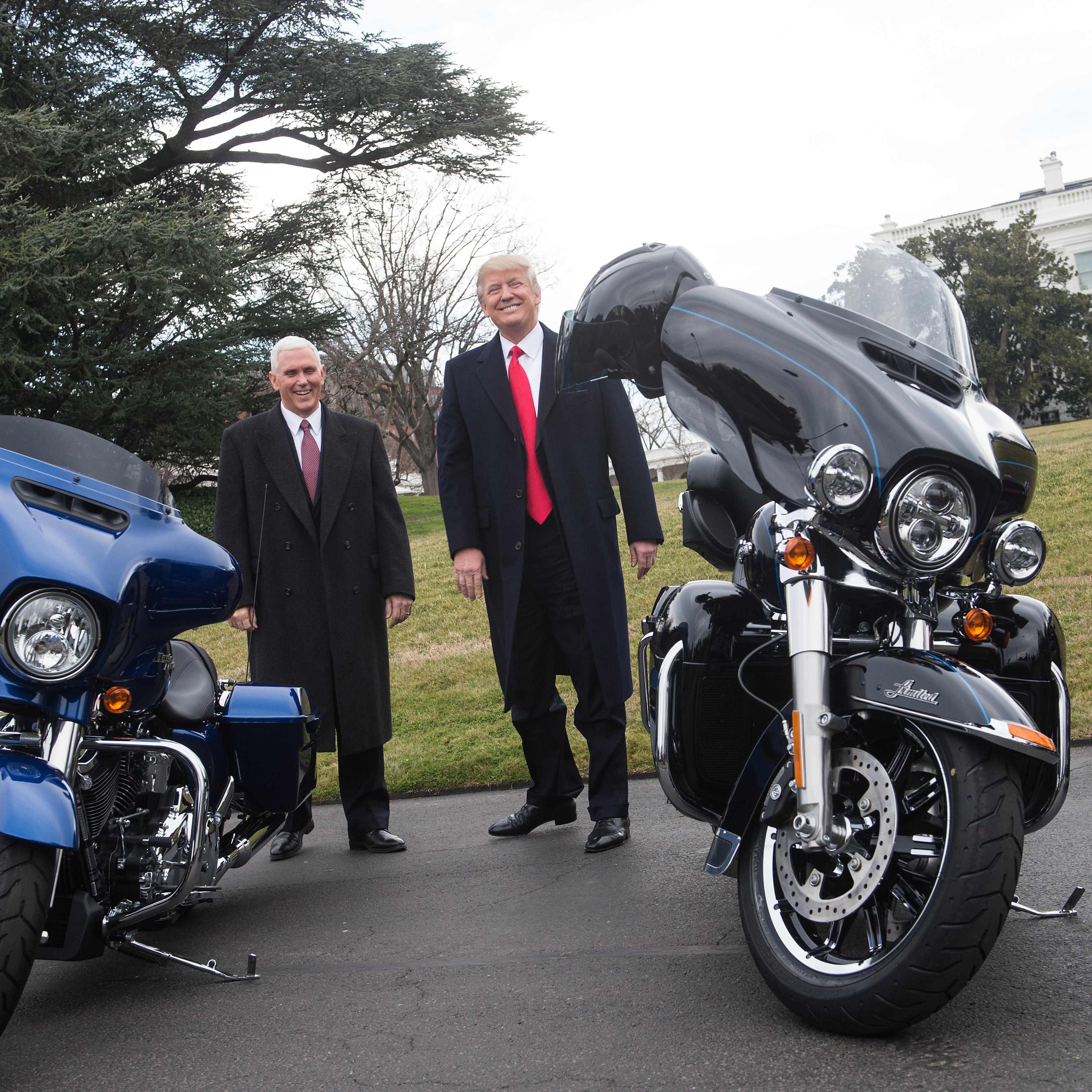 US-POLITICS-TRUMP-HARLEY DAVIDSON