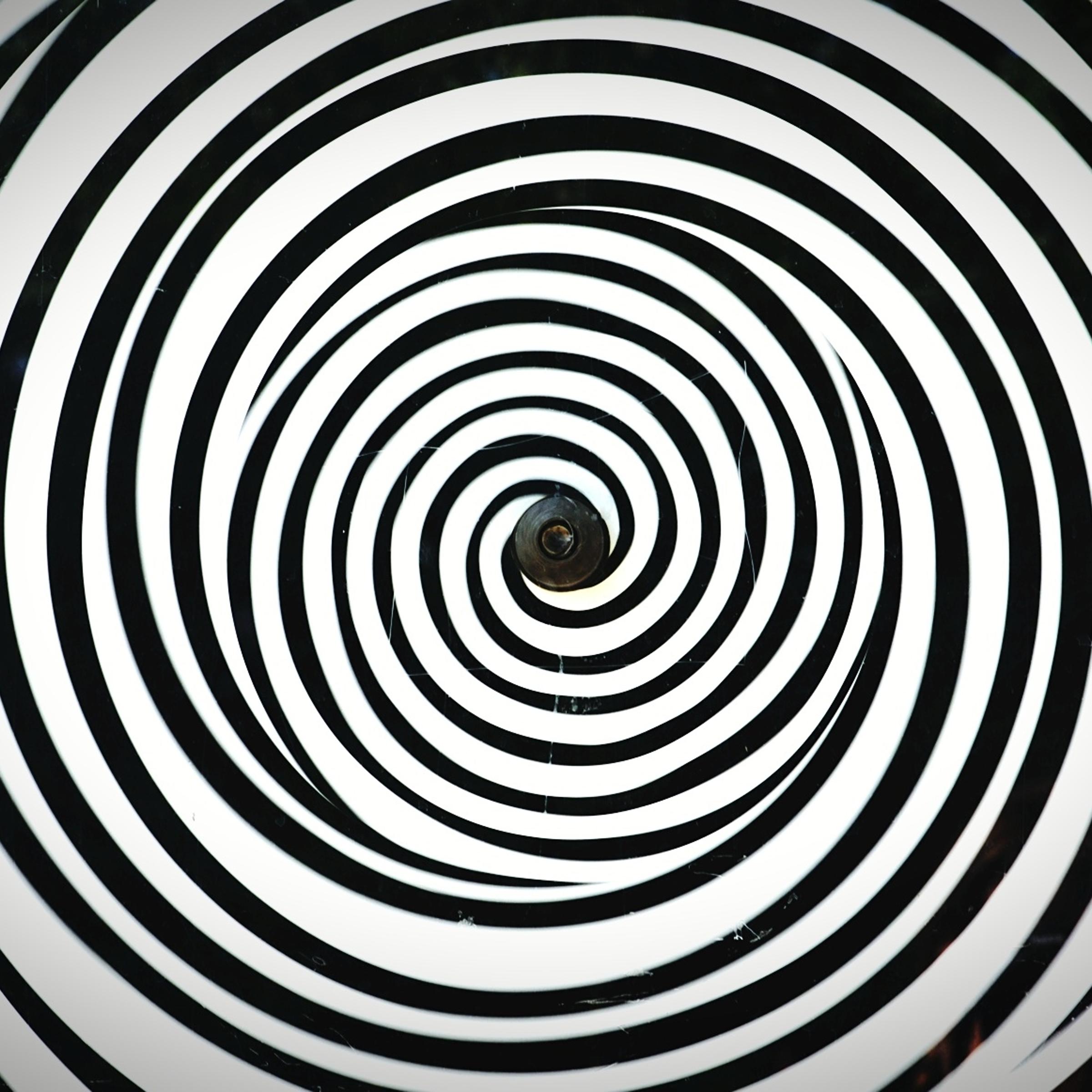 hypnosis black white swirl
