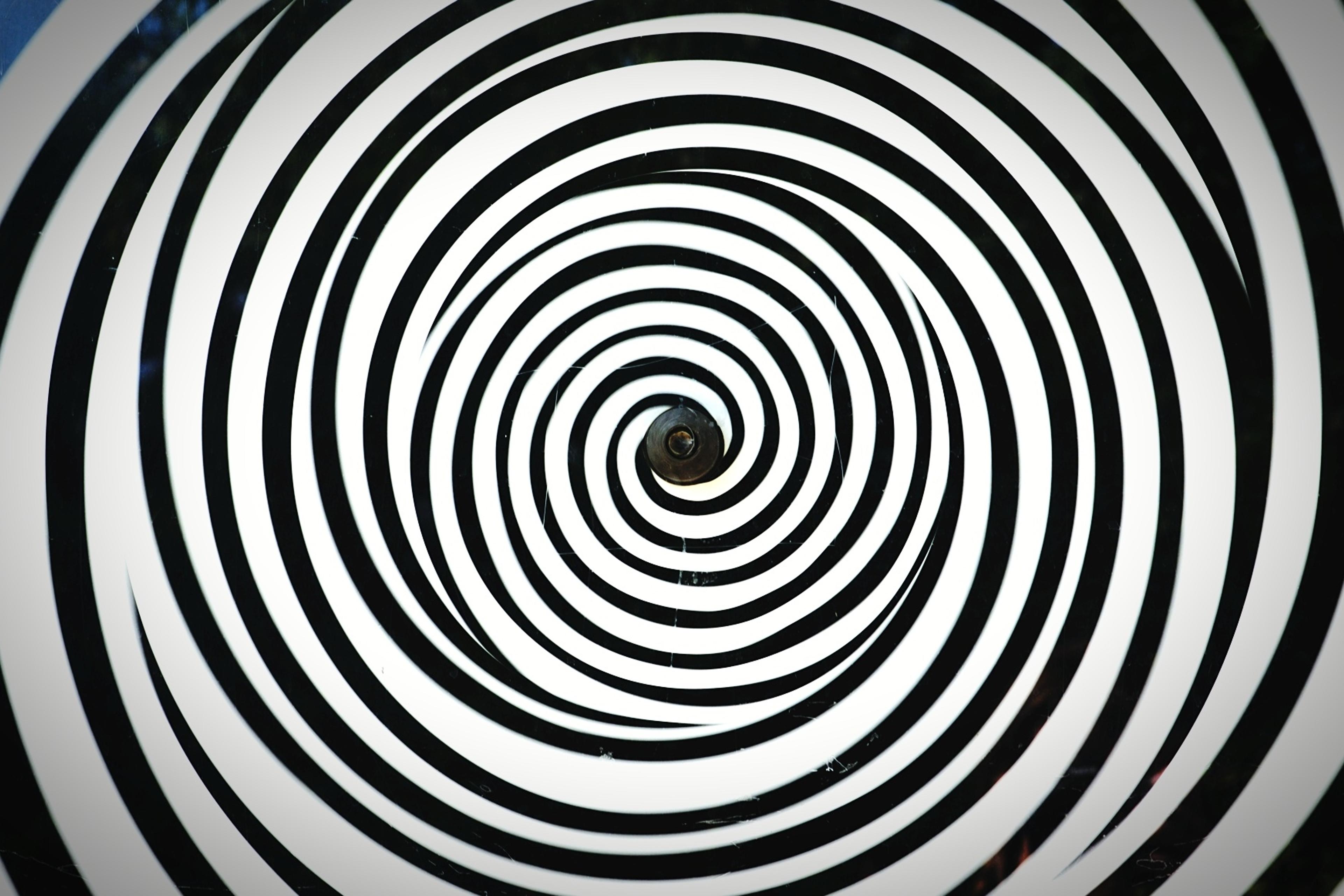 hypnosis black white swirl