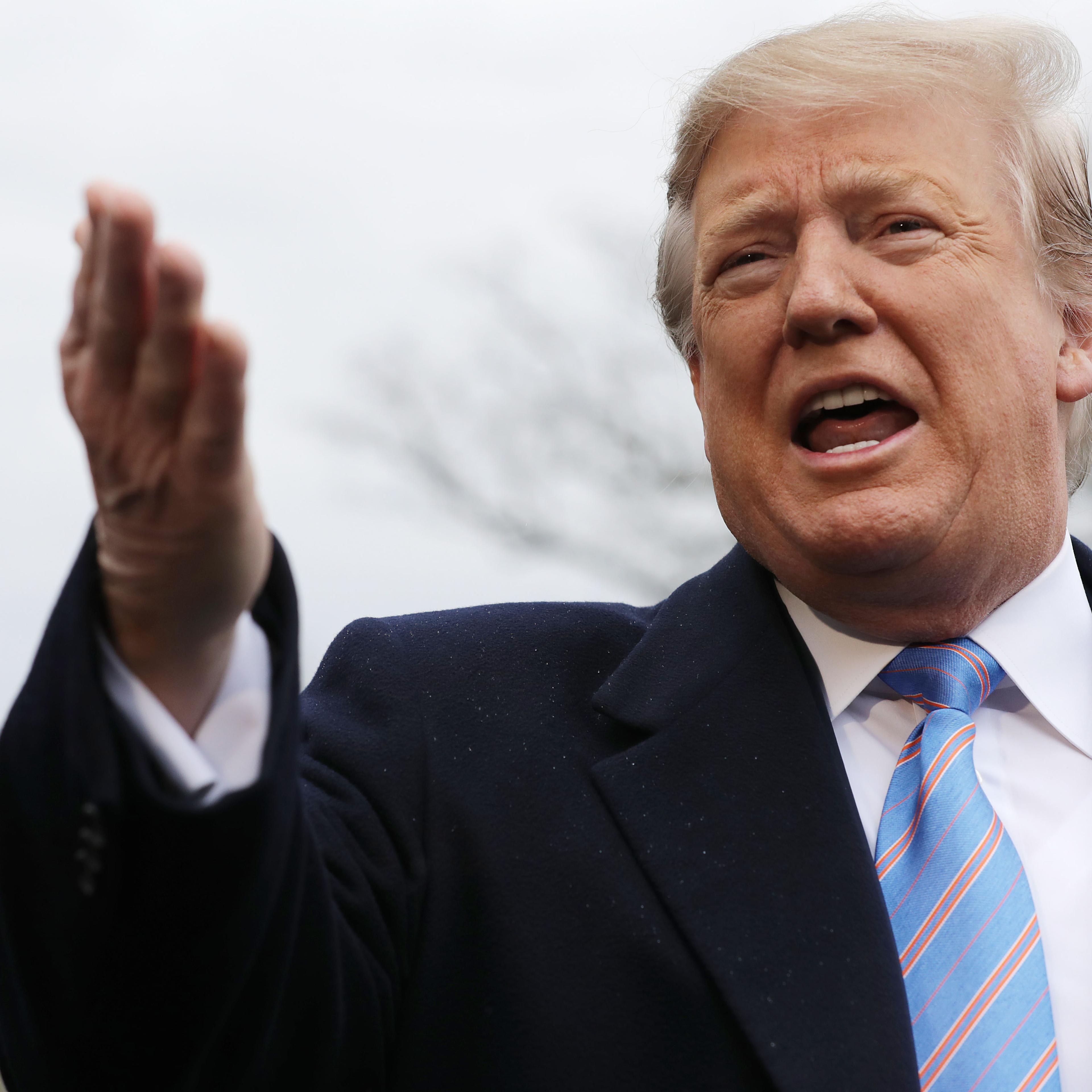 President Donald Trump Departs White House For Border Trip