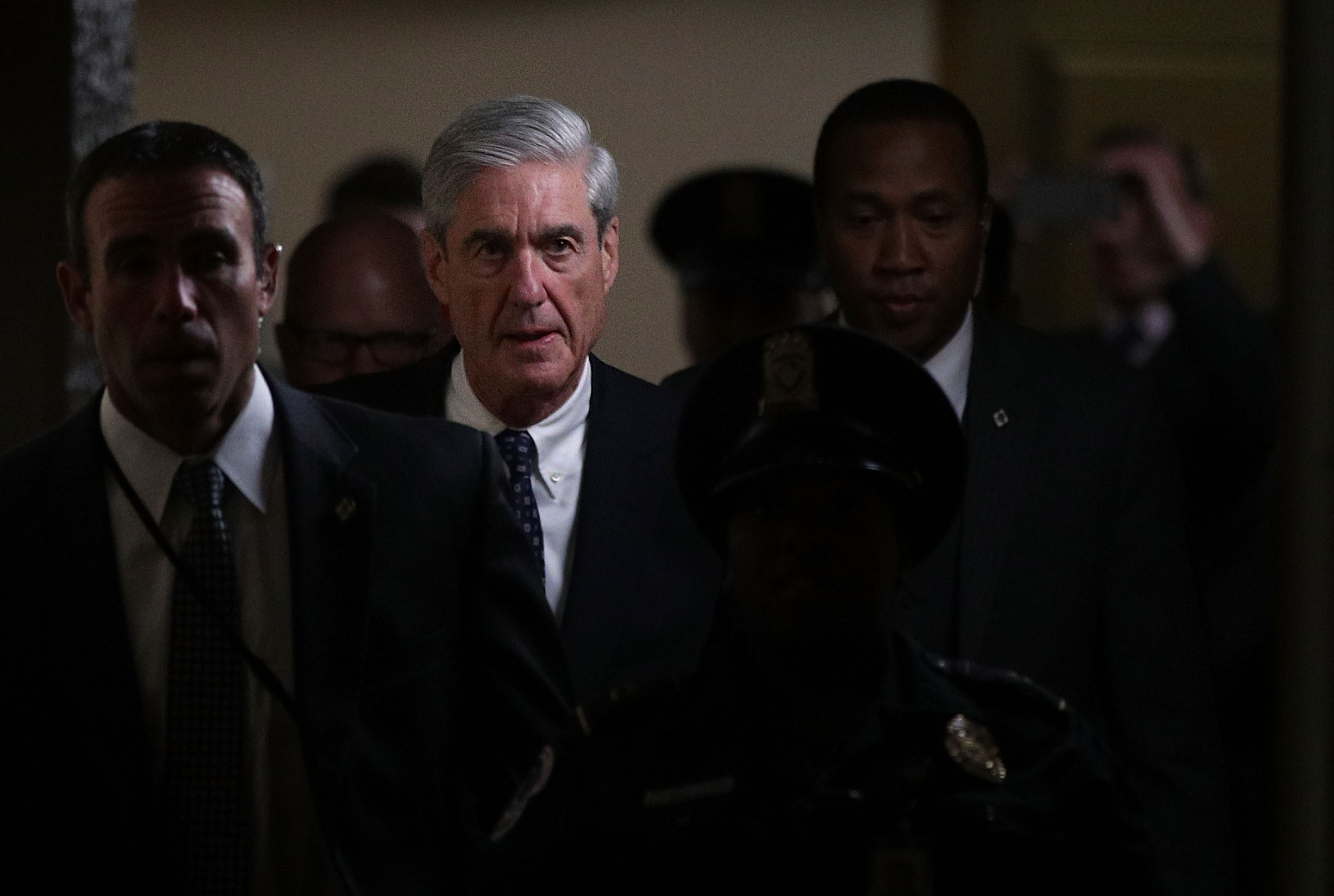 Special Prosecutor Robert Mueller Briefs Senate Intel Committee On Capitol Hill