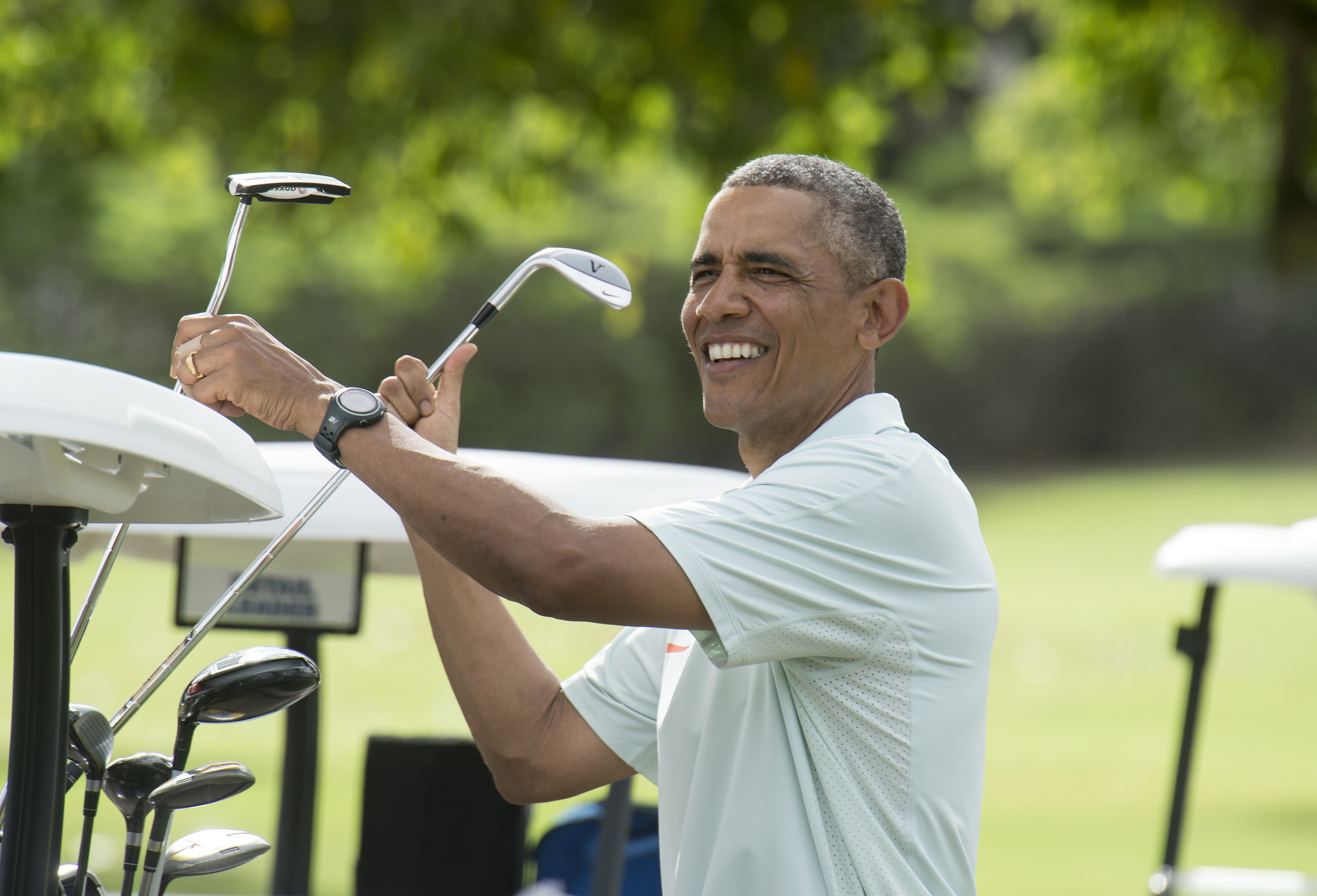 US-MALAYSIA-OBAMA-NAJIB-GOLF