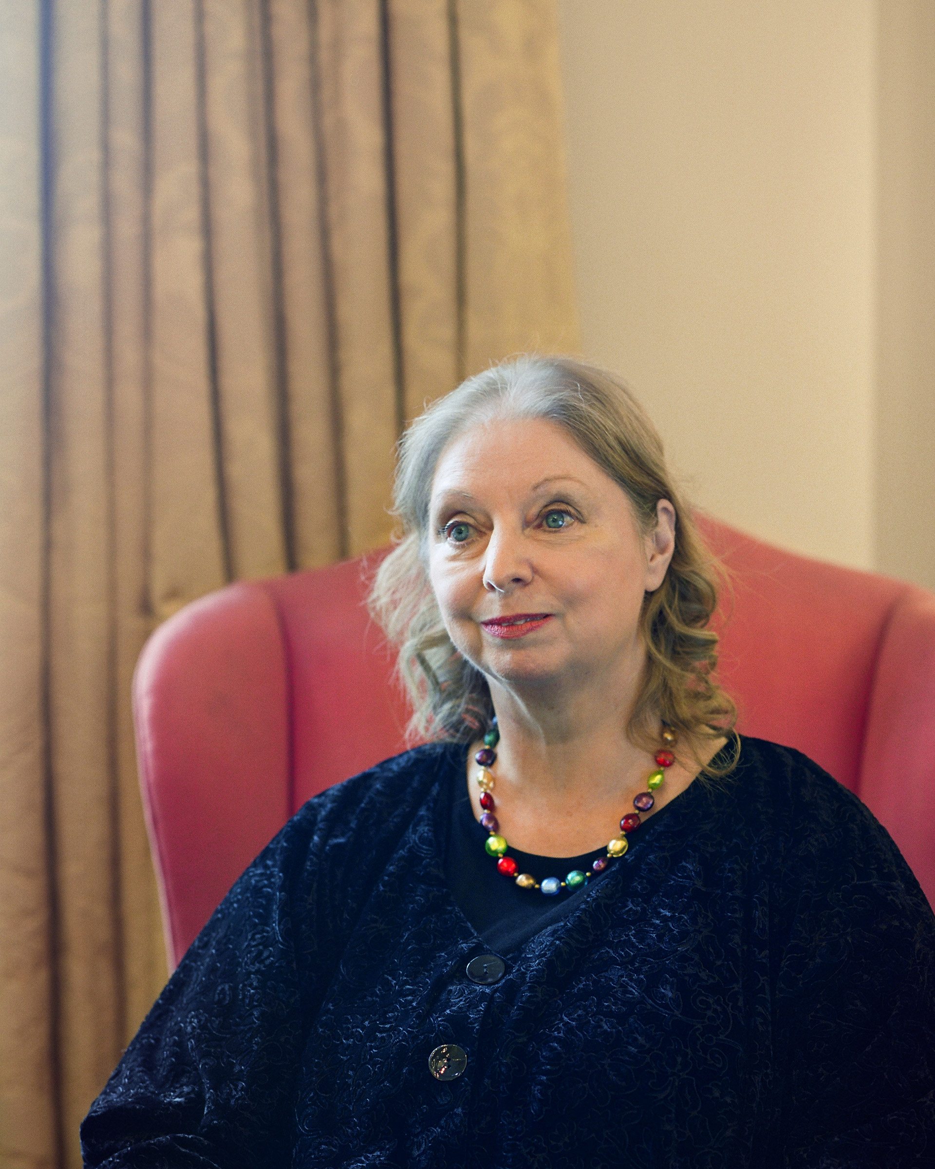 Hilary Mantel photographed at Gray's Inn in London, England on Feb. 19, 2020.