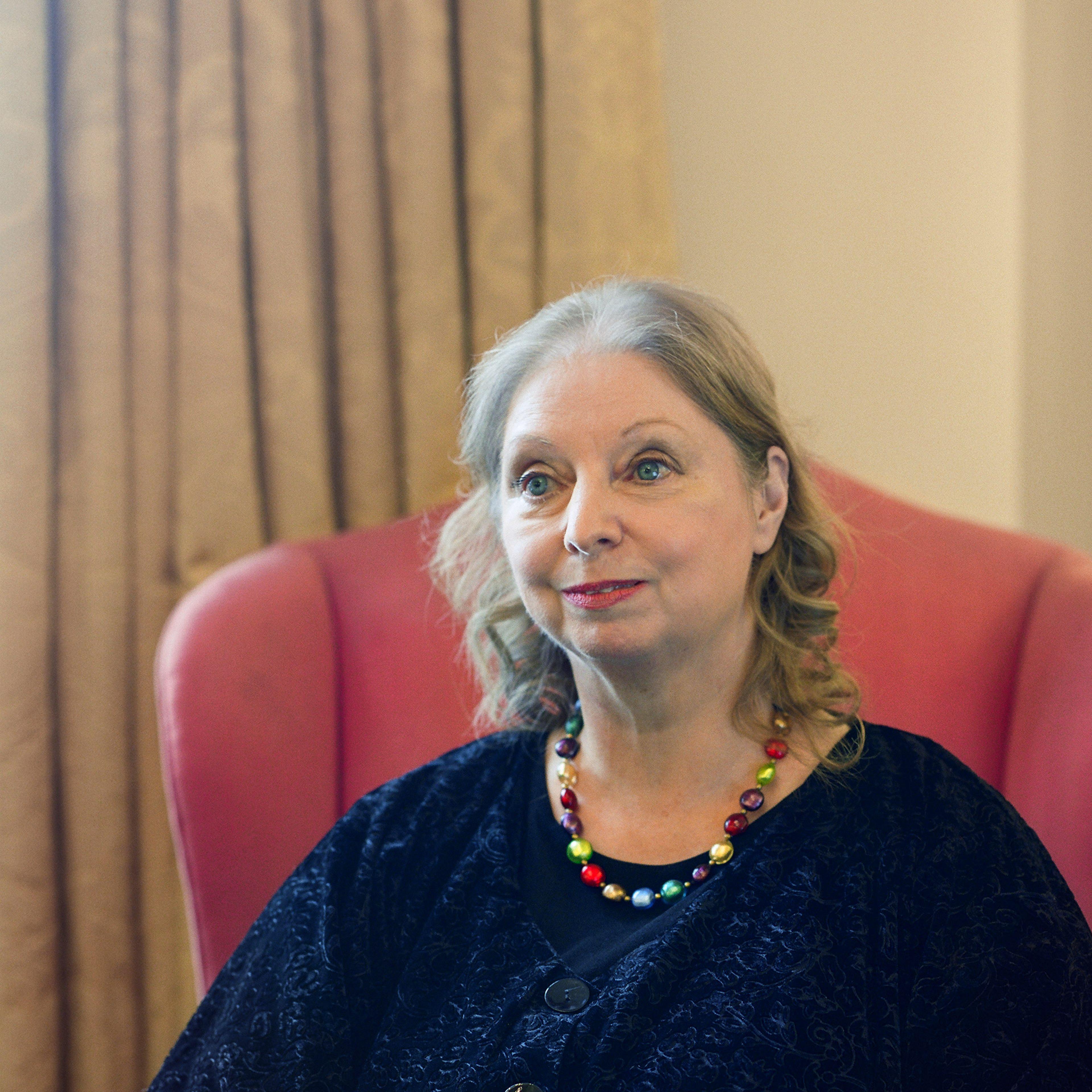 Hilary Mantel photographed at Gray's Inn in London, England on Feb. 19, 2020.