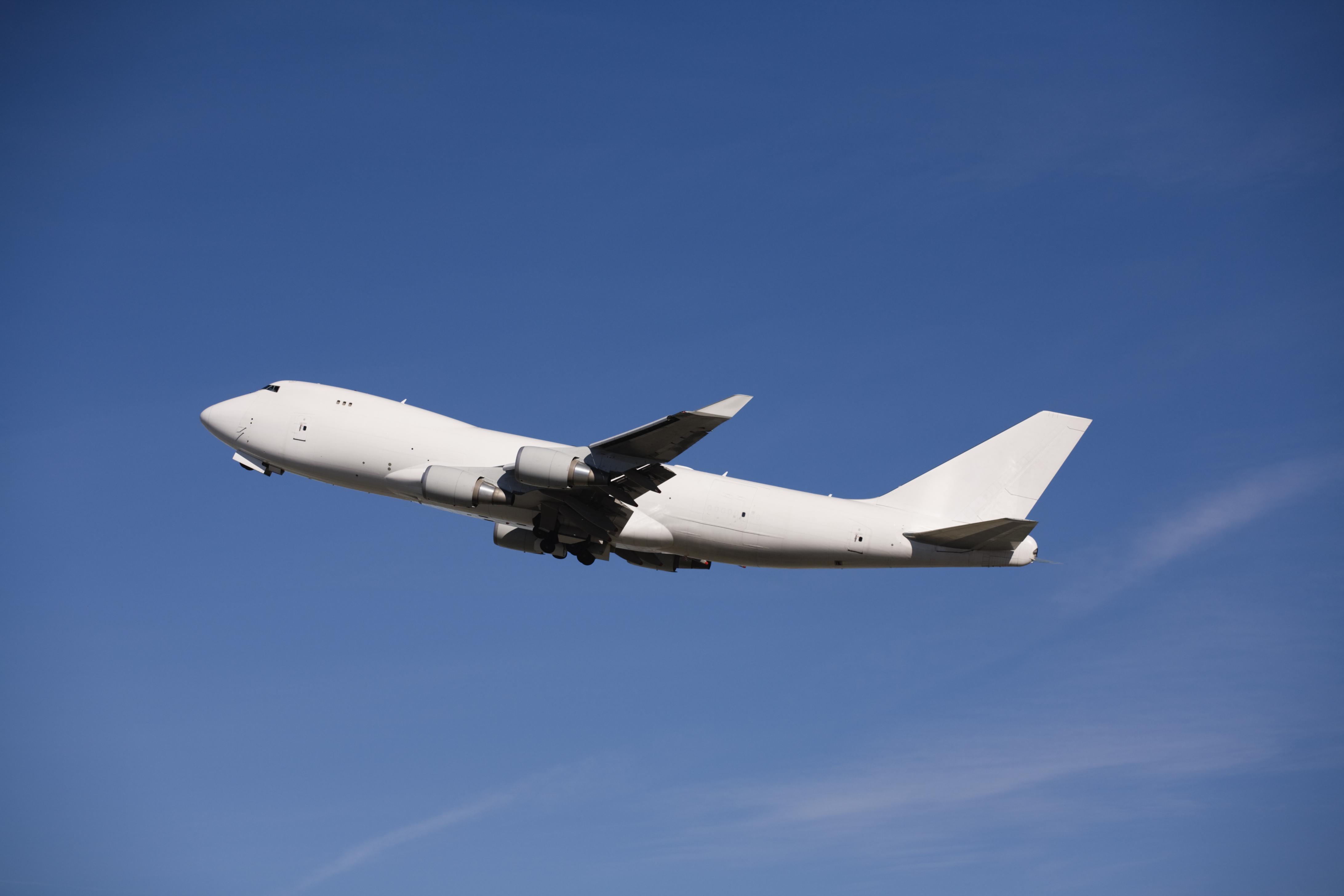 Jumbo jet taking off