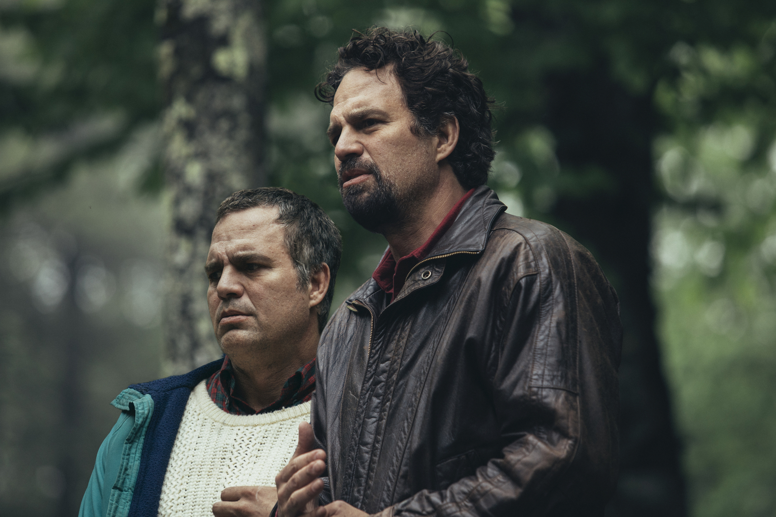 Mark Ruffalo as Thomas (left) and Dominick Birdsey in 'I Know This Much Is True'