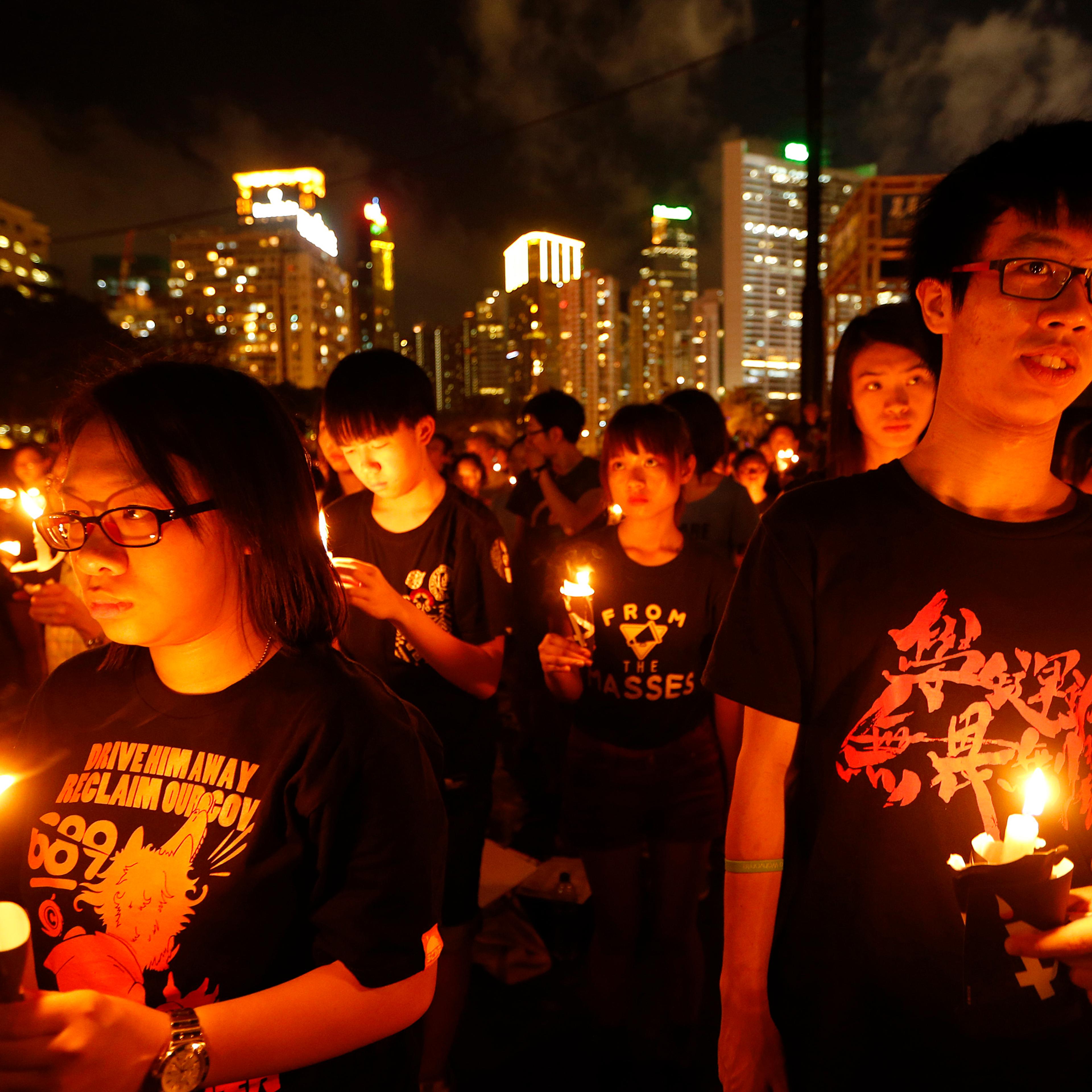 Hong Kong Tiananmen Anniversary