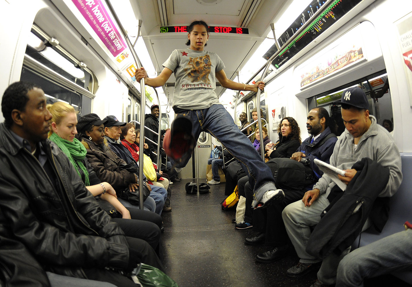 New York City Subway dancer Marcus Walde