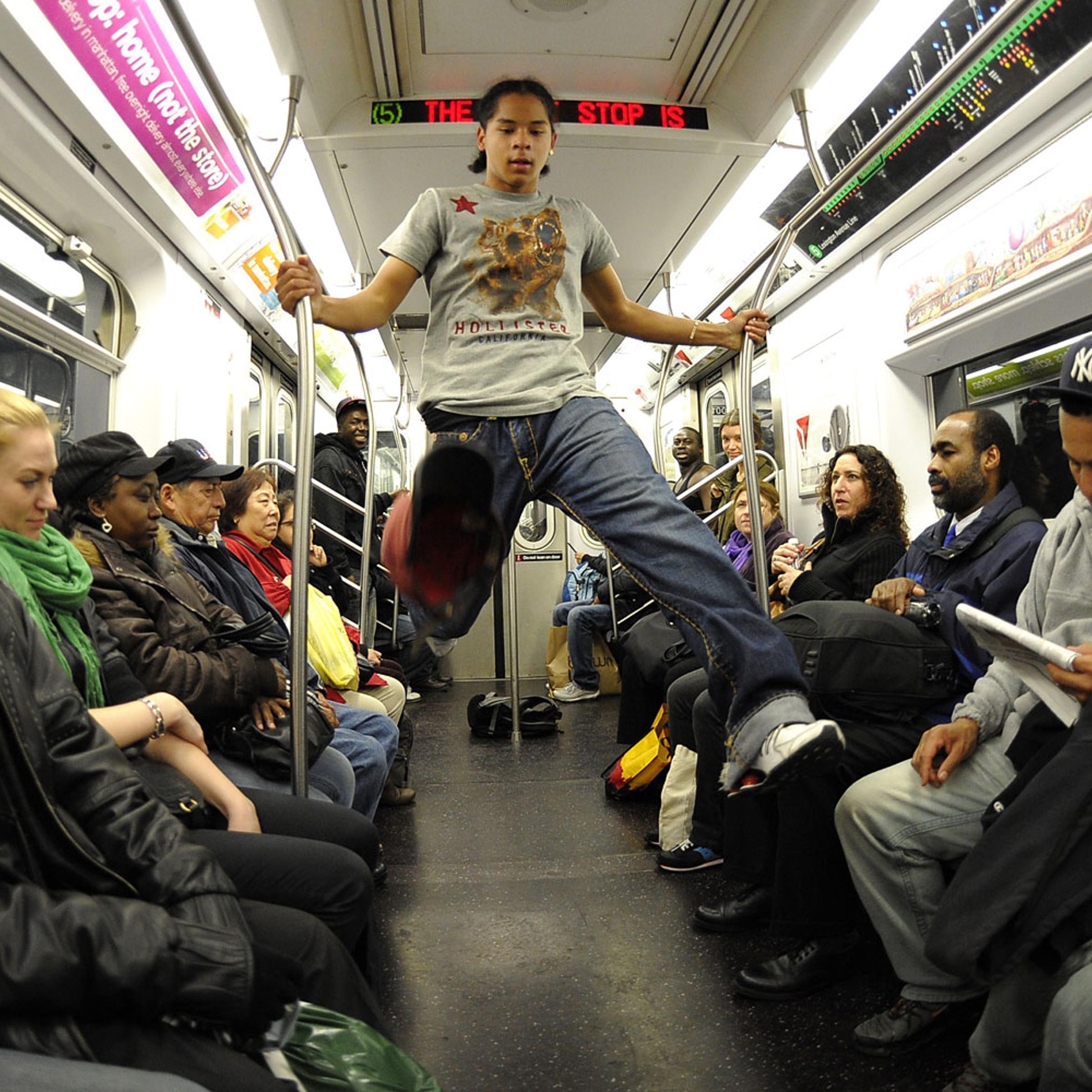 New York City Subway dancer Marcus Walde