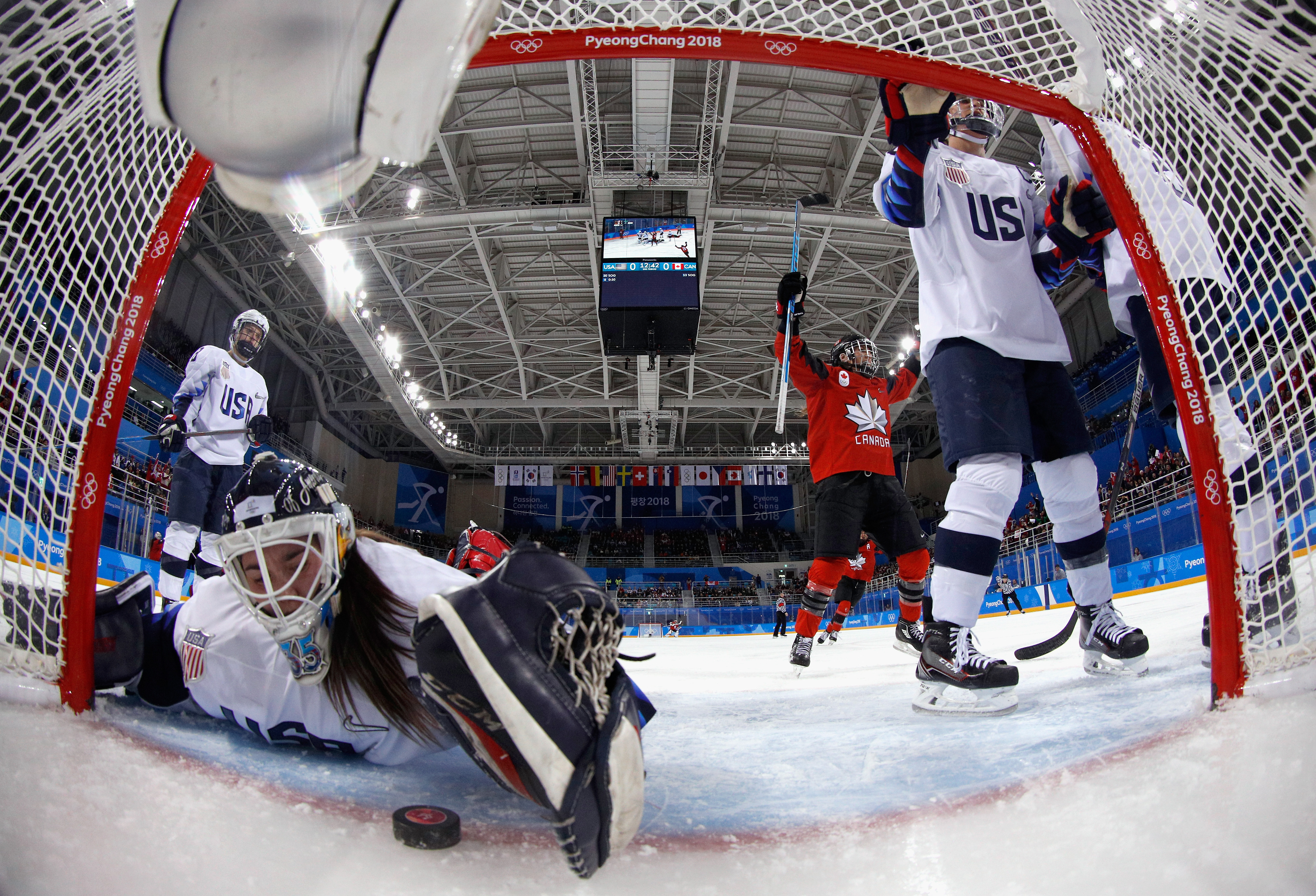 Team USA Canada Women's Hockey Olympics