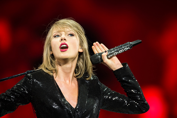 Taylor Swift at the 1989 World tour in Dublin on June 30, 2015.