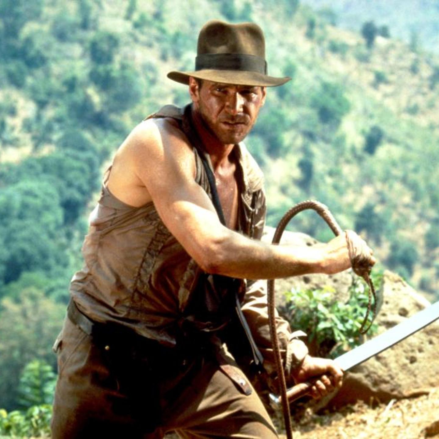 Harrison Ford as Indiana Jones in "Indiana Jones and the Temple of Doom."
