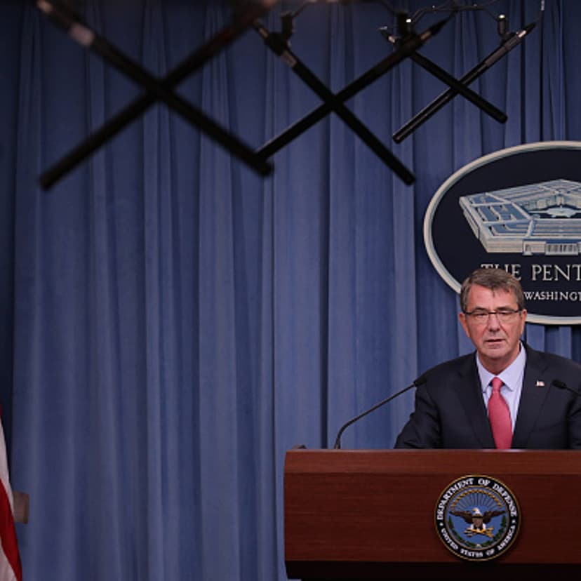U.S. Secretary of Defense Ashton Carter announces new regulations that the military hopes will increase retention of troops that want to have families while preserving readiness during a news conference at the Pentagon in Arlington, Va., on Jan. 28, 2016