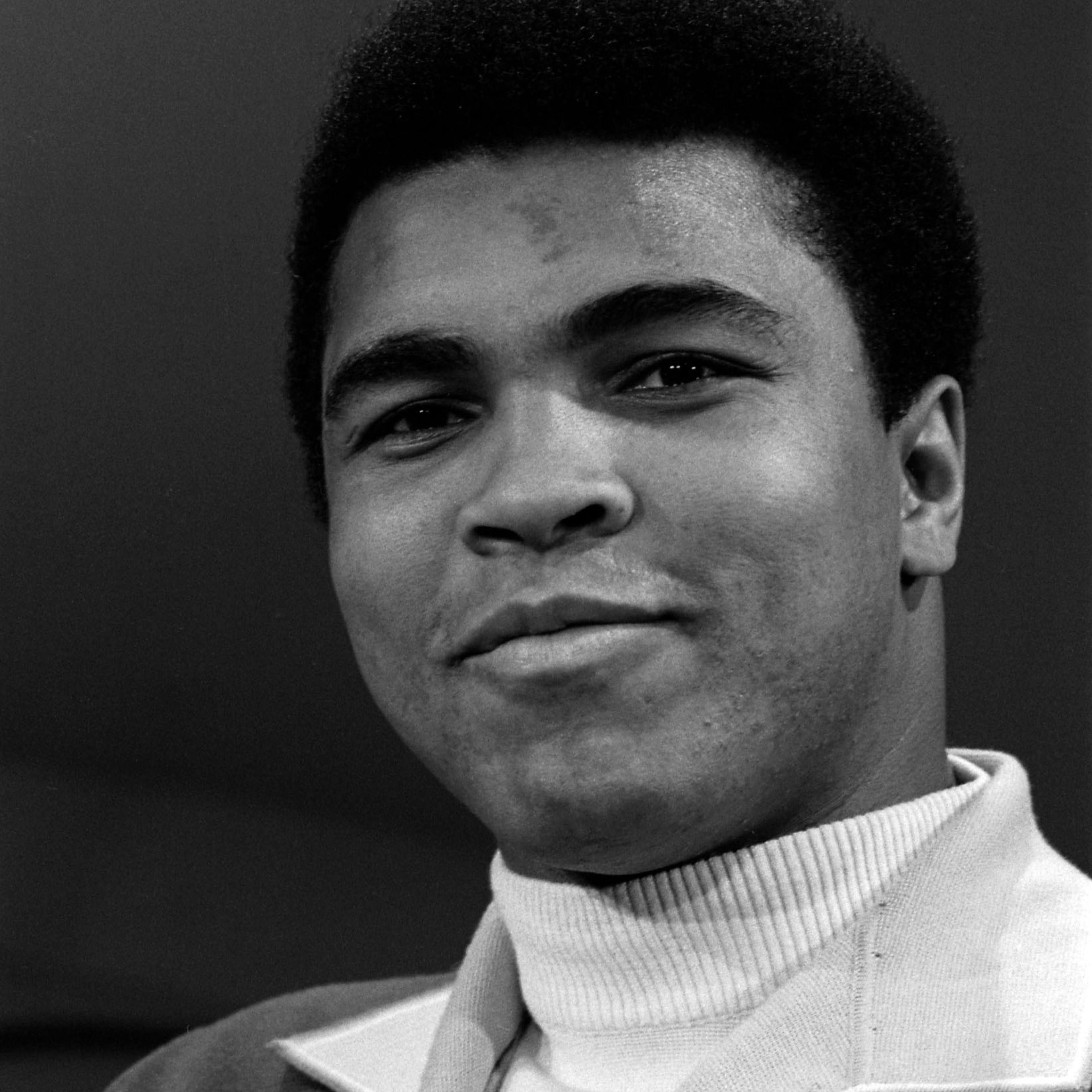 Muhammad Ali (born Cassius Clay) on the set of a television show, Jan. 15, 1971.