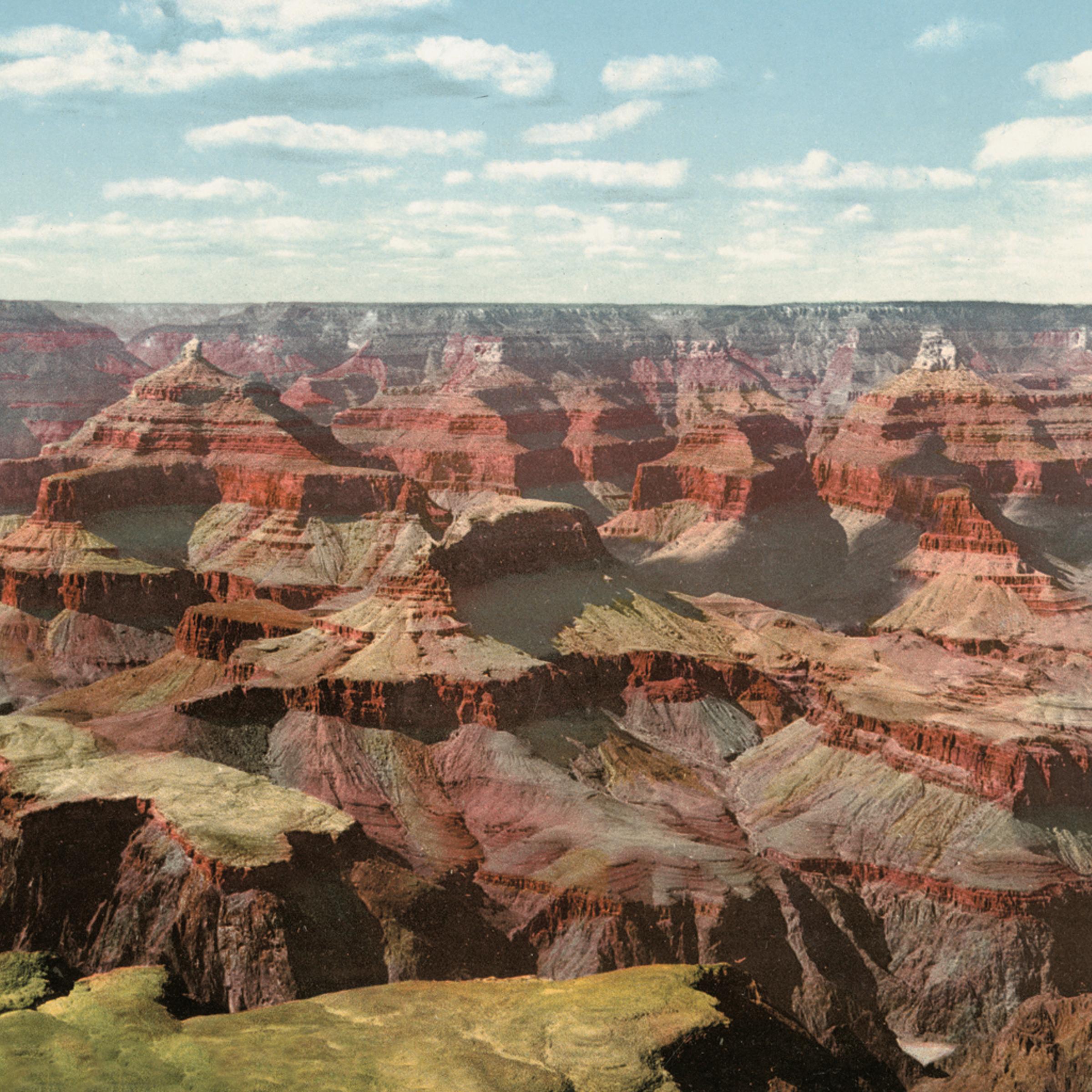 Grand Canyon, view from O’Neill’s Point, Arizona, photochrom