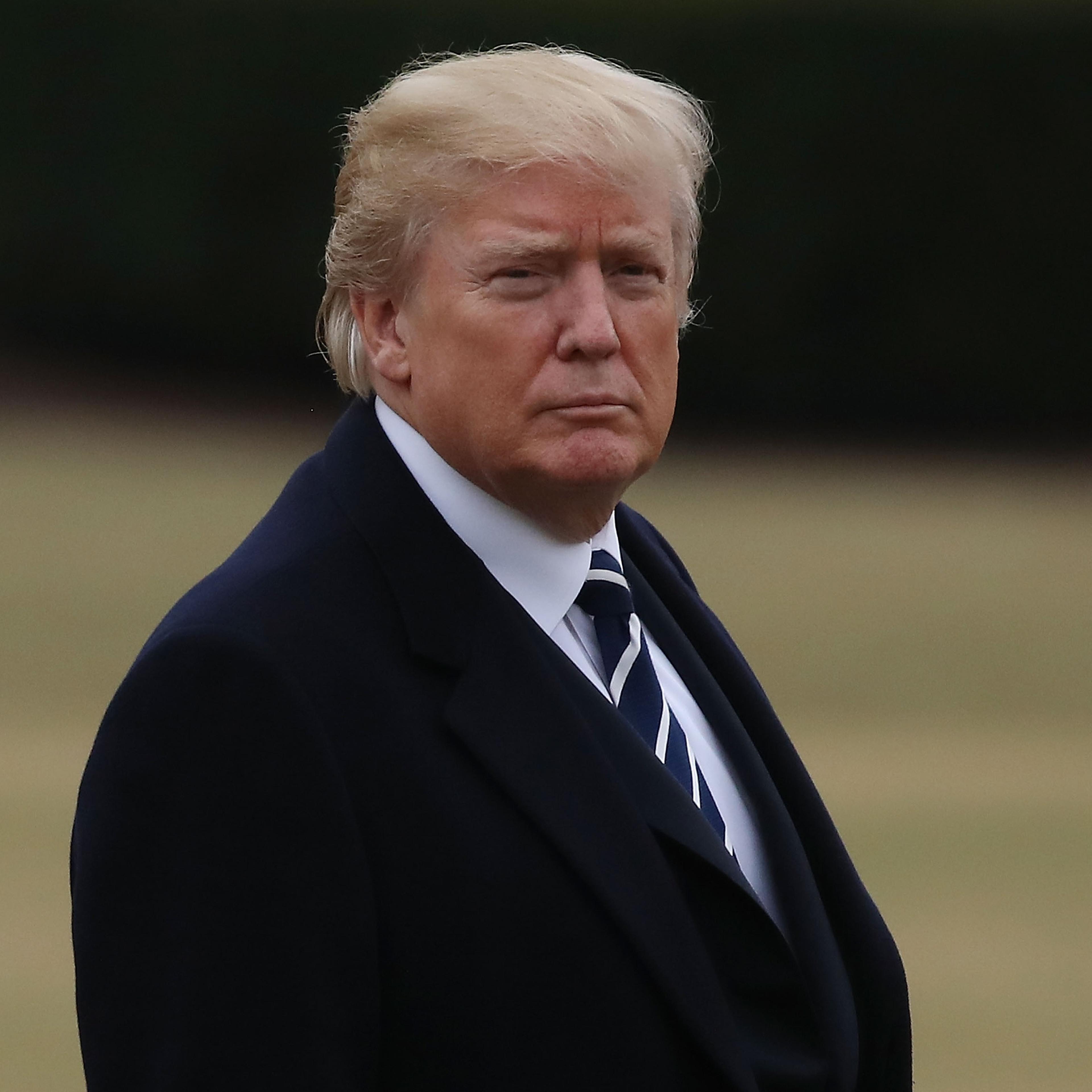 President Trump Returns To The White House