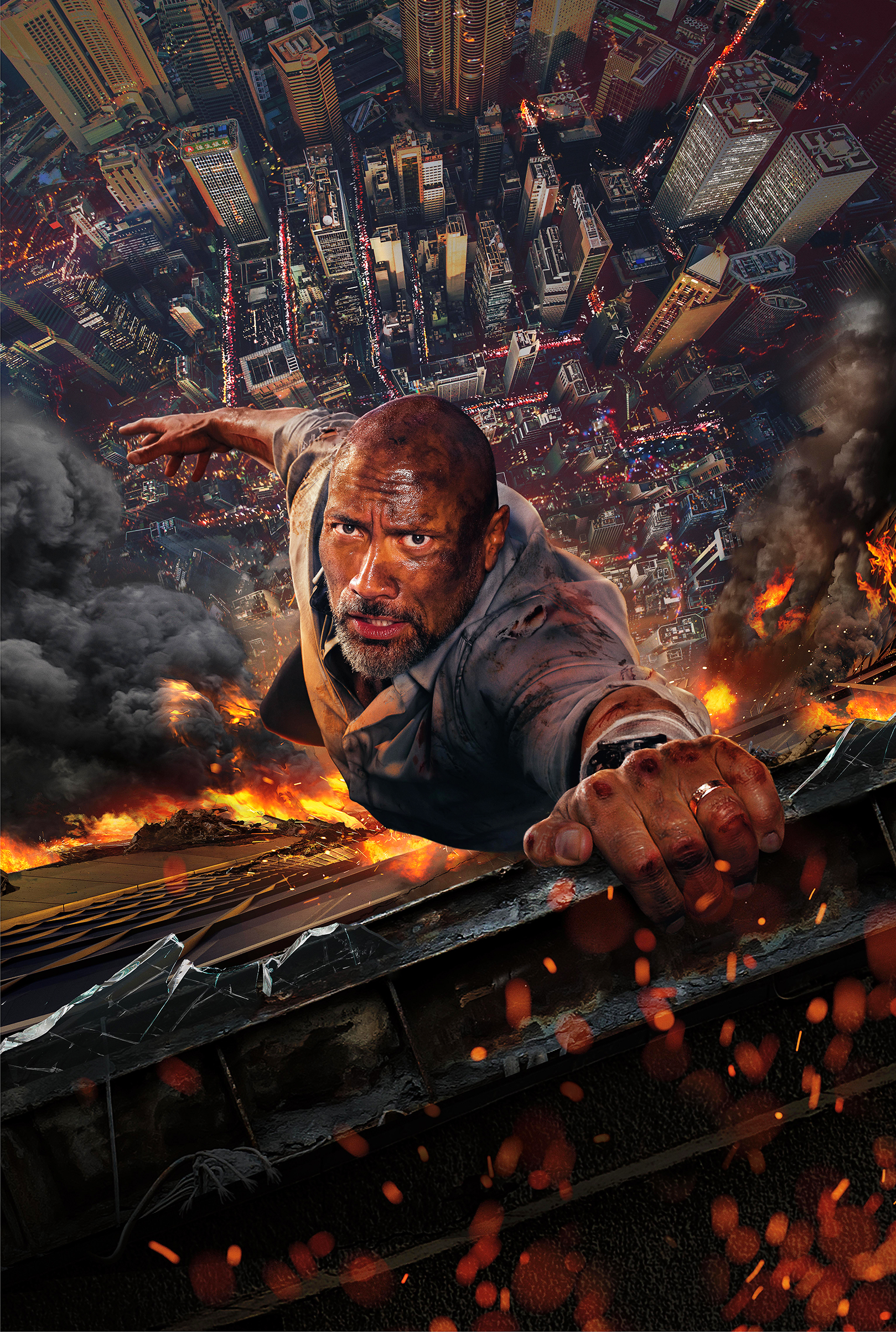 Skyscraper Dwayne the Rock Johnson