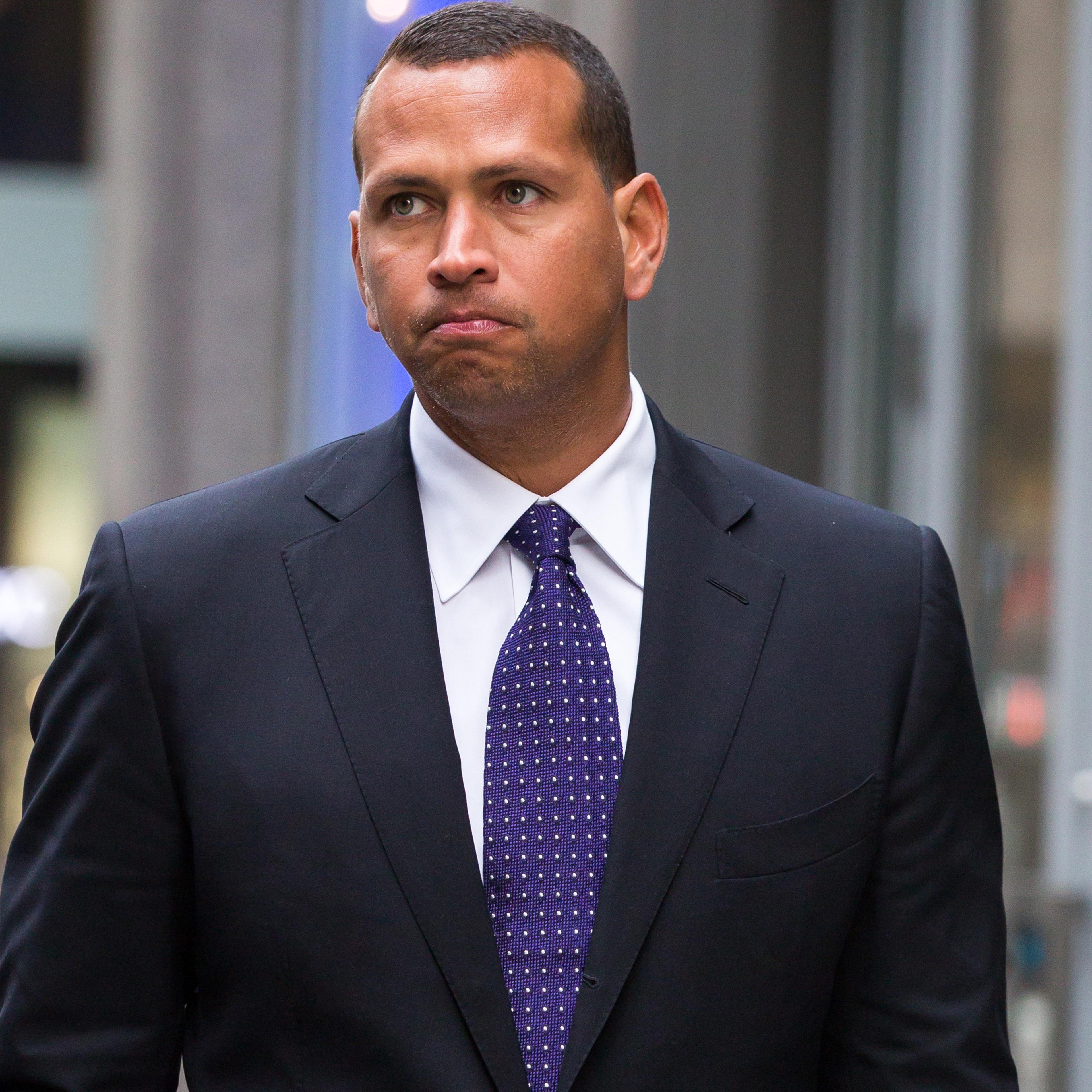 Alex Rodriguez is seen in New York City on Jan. 21, 2015.