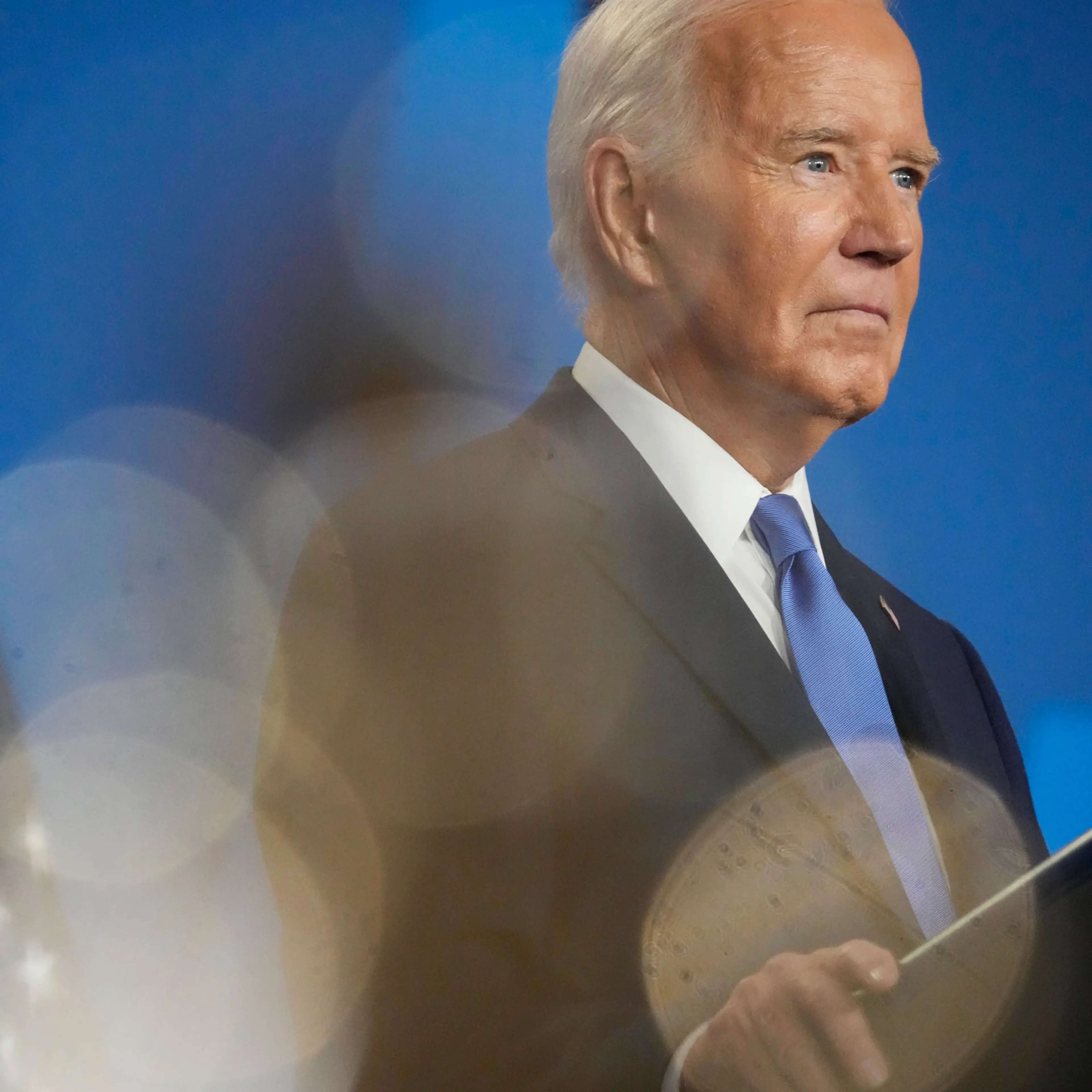 U.S. President Joe Biden holds a news conference at the 2024 NATO Summit on July 11, 2024 in Washington, D.C.