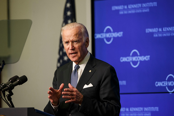 US Vice President Joe Biden Speaking At Edward M. Kennedy Institute