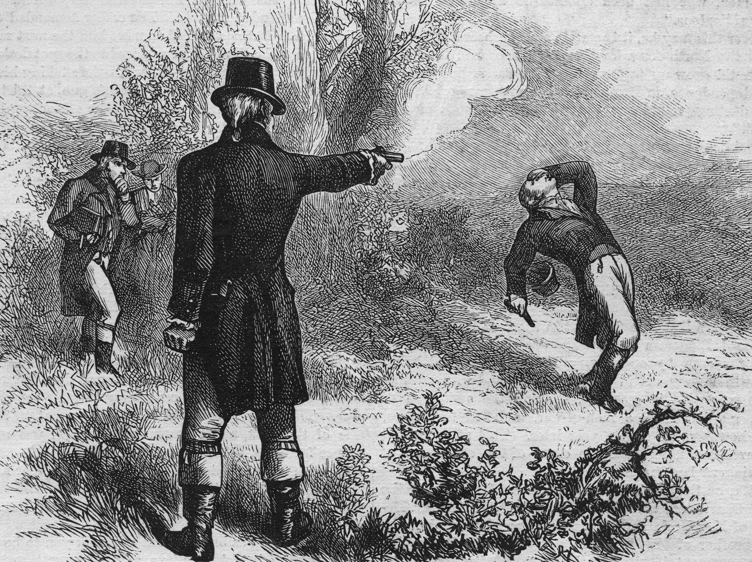Burr and Hamilton Duel
