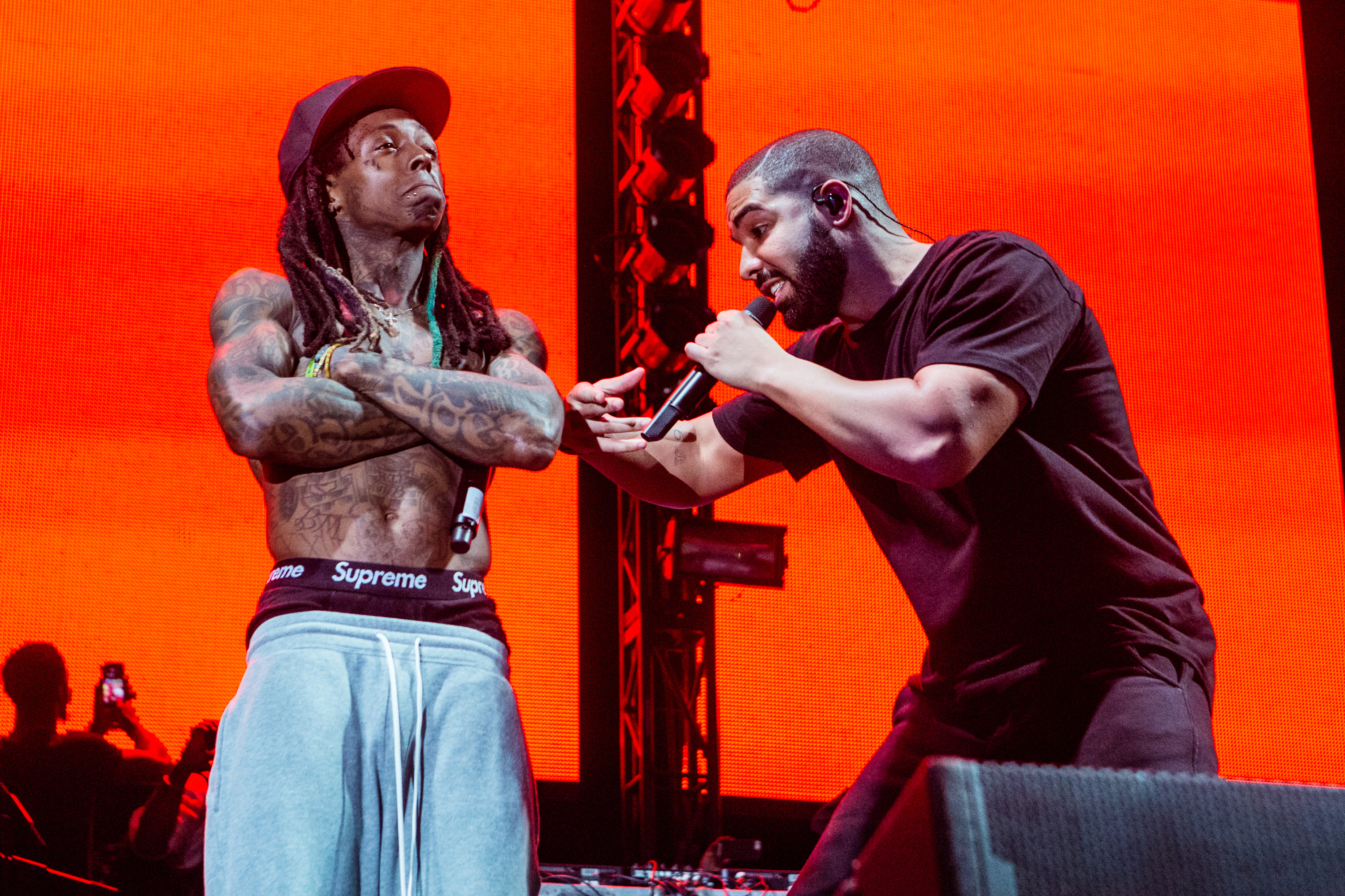 drake concert lil wayne