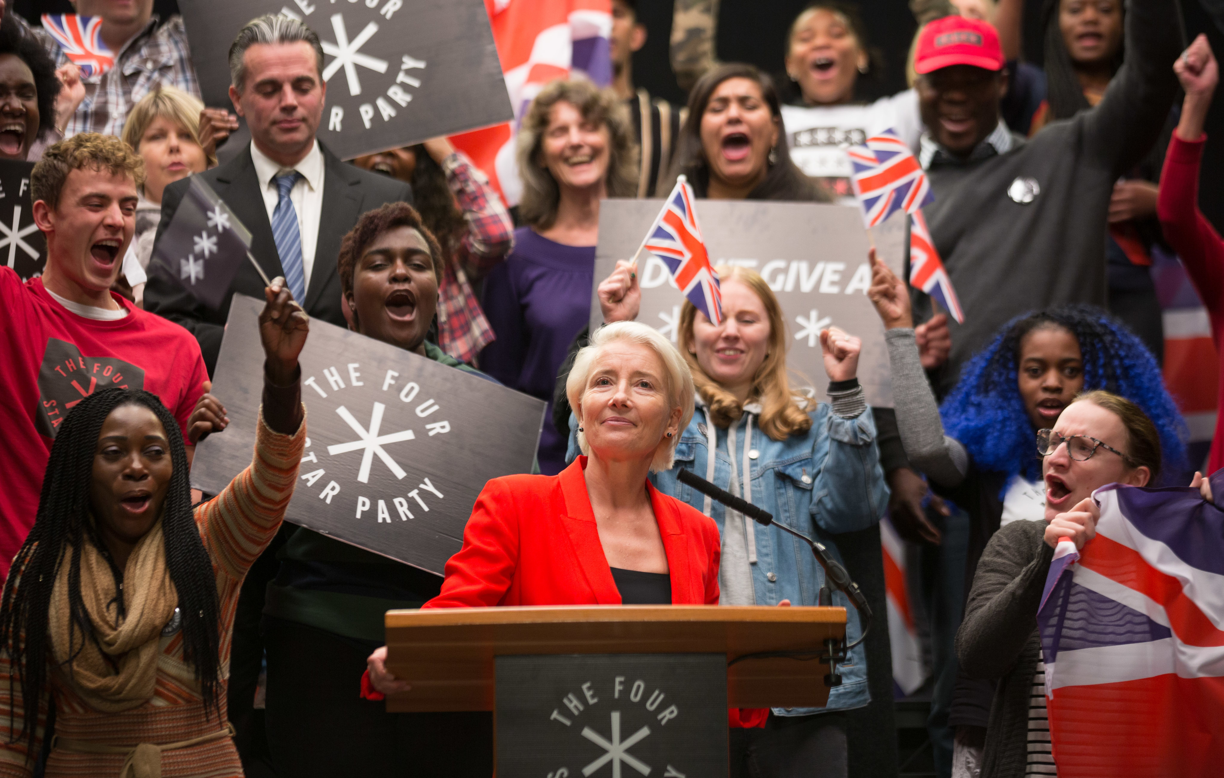 In 'Years and Years,' Vivienne Rook (Emma Thompson) leads a populist insurgency