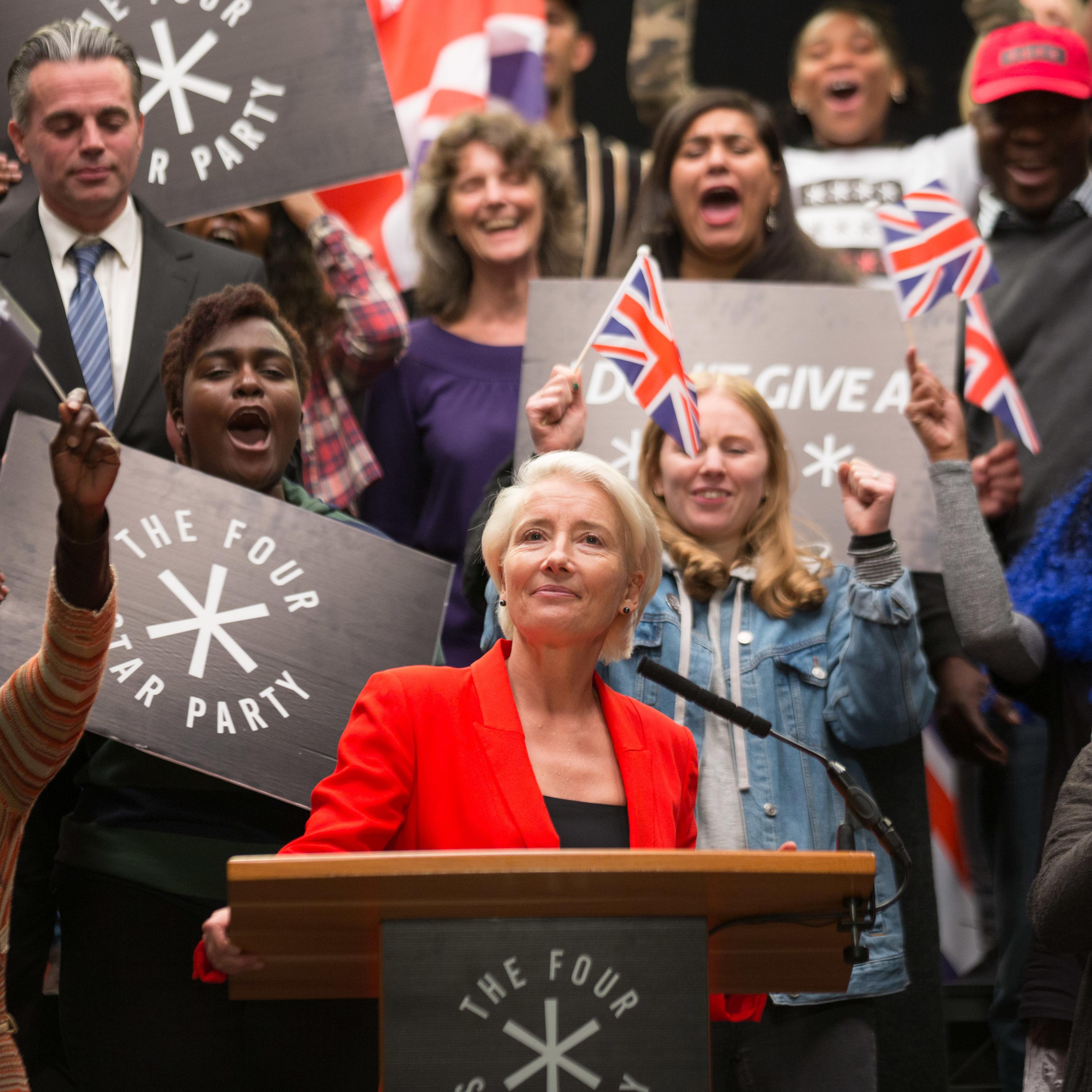 In 'Years and Years,' Vivienne Rook (Emma Thompson) leads a populist insurgency