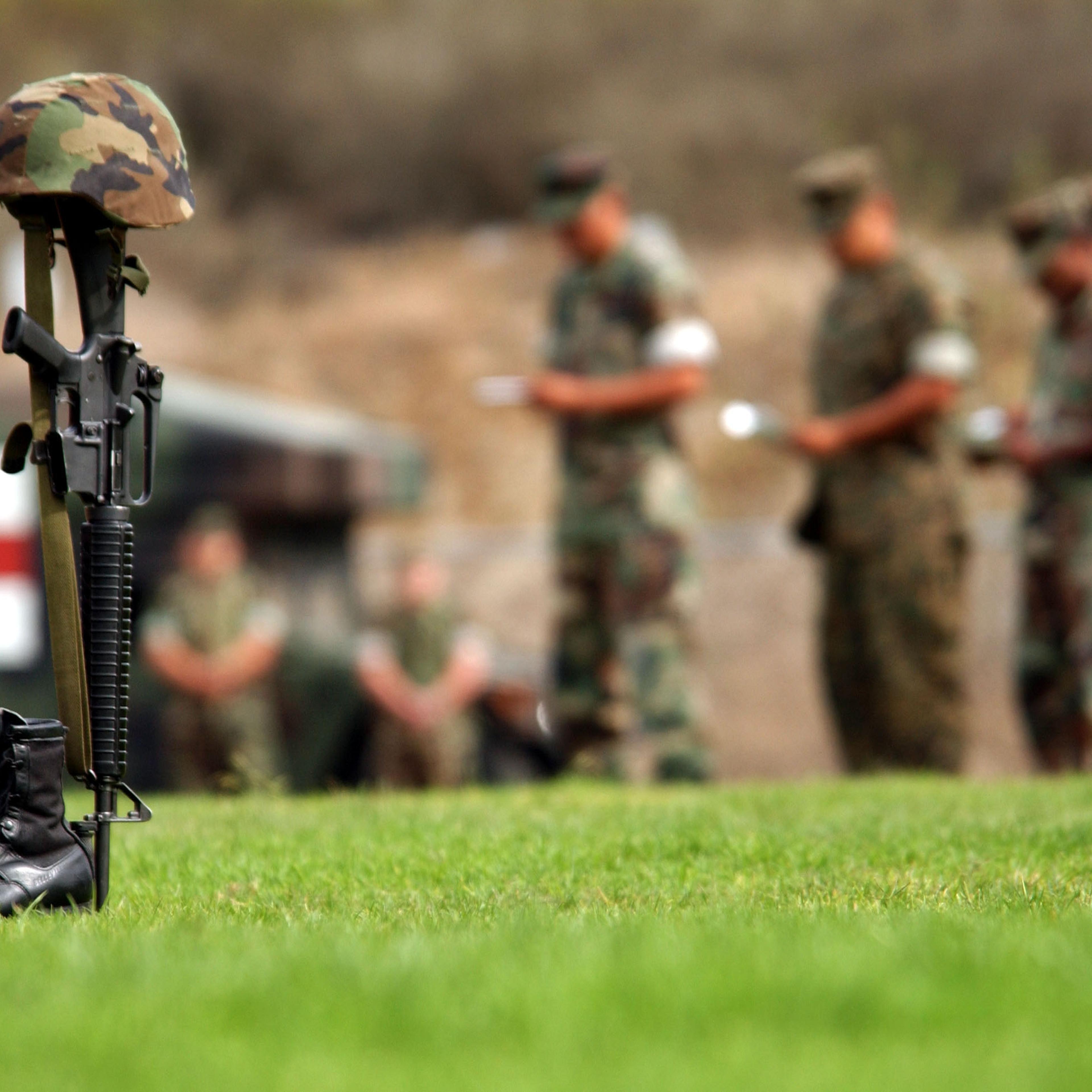 Marines Mourn Fallen Comrade