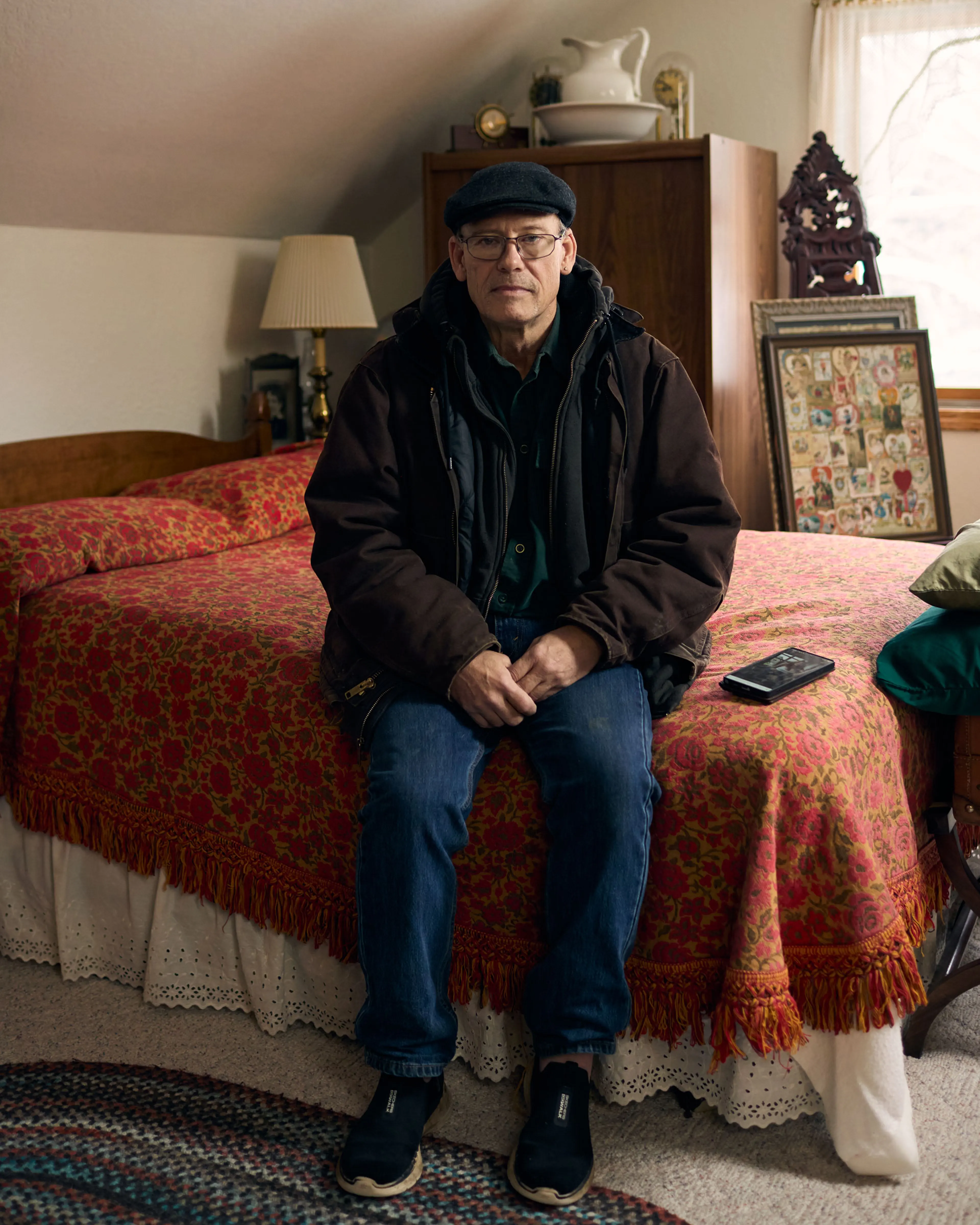 JIM MOORE Divorced and caring for his parents in rural Indiana, Moore, 66, finds companionship in AI chatbots that role-play as friends and even significant others. “I’d like to have an actual relationship, but at this point, I don’t see it in the future for me,” Moore says. “Being isolated, it’s my best option.”