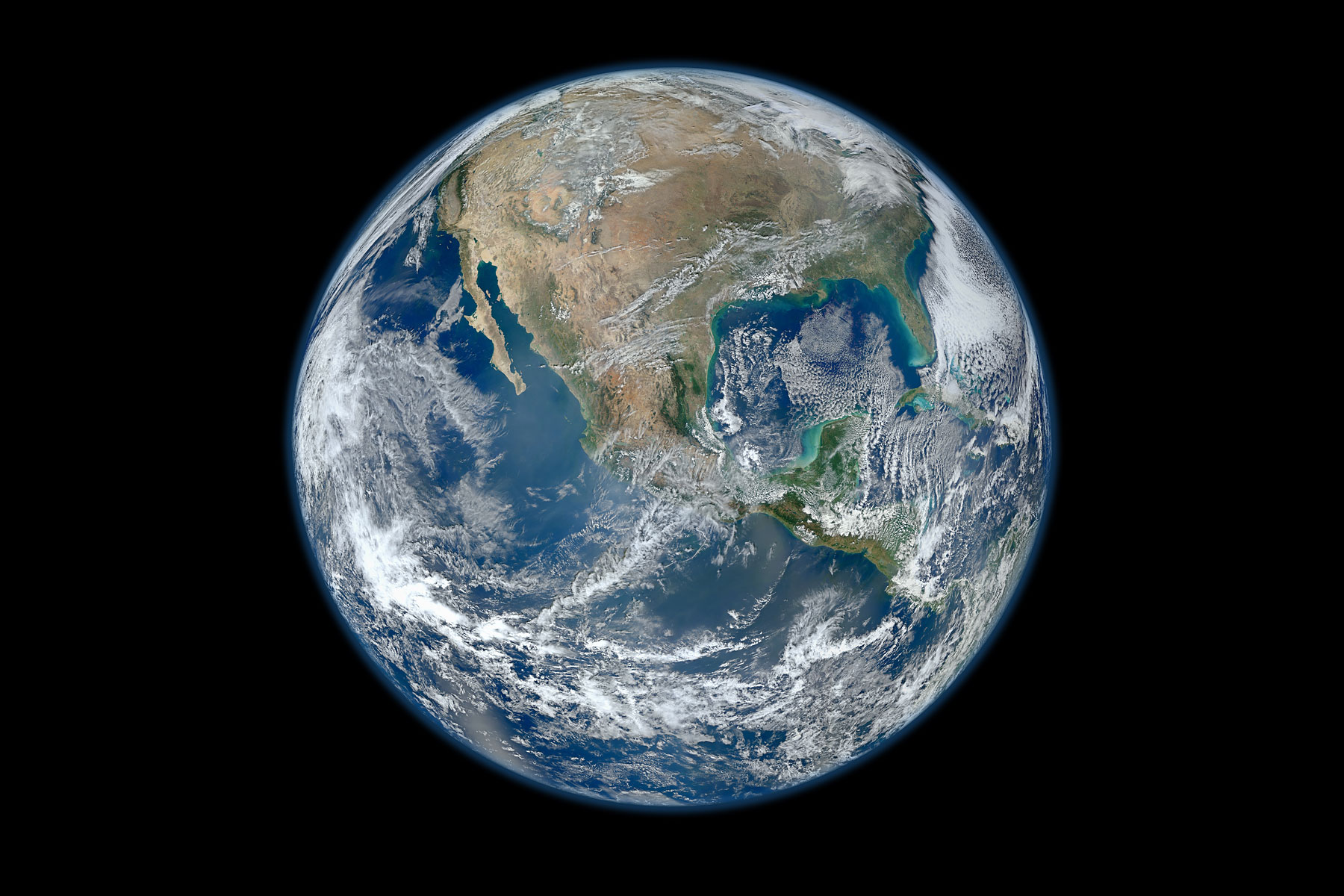 Earth seen from space